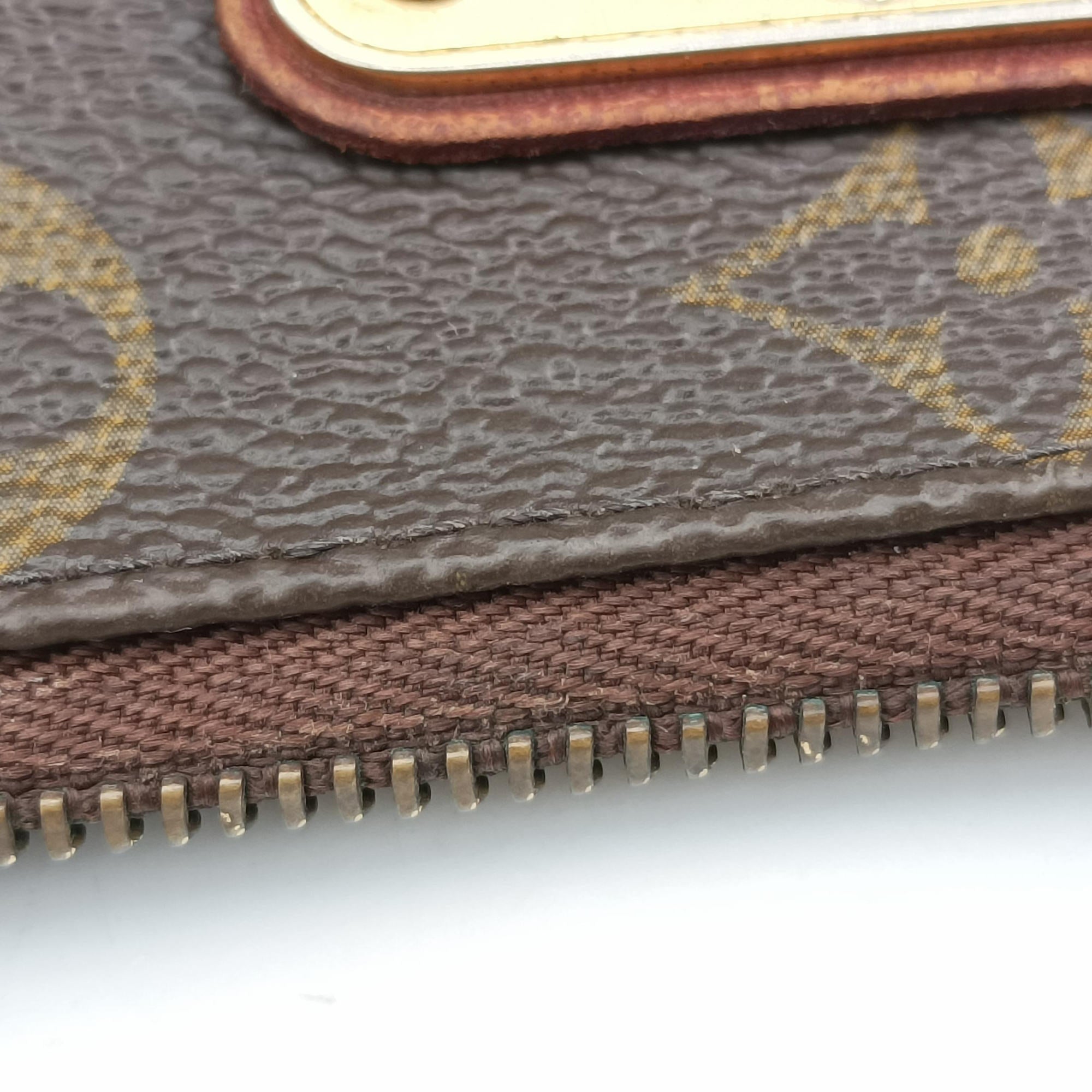 Pre-owned Louis Vuitton EVA Brown Monogram Canvas M95567 handbag | stylenewstar