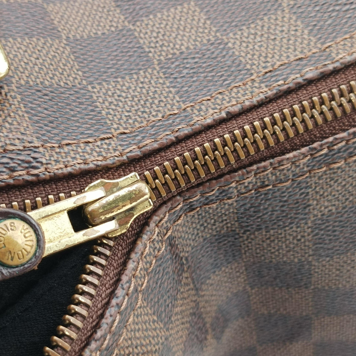 Pre-owned Louis Vuitton Speedy 30 EBENE Damier Canvas N41523 handbag | stylenewstar
