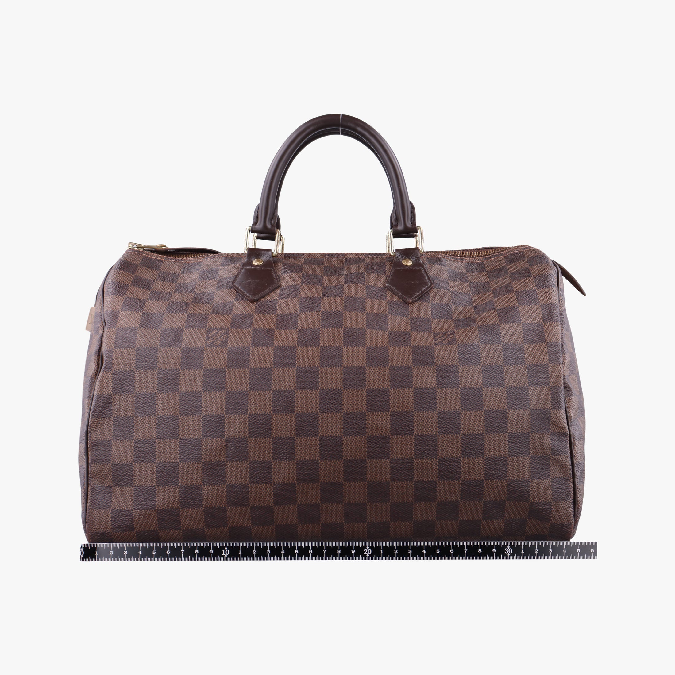 Pre-owned Louis Vuitton Speedy 30 EBENE Damier Canvas N41523 handbag | stylenewstar