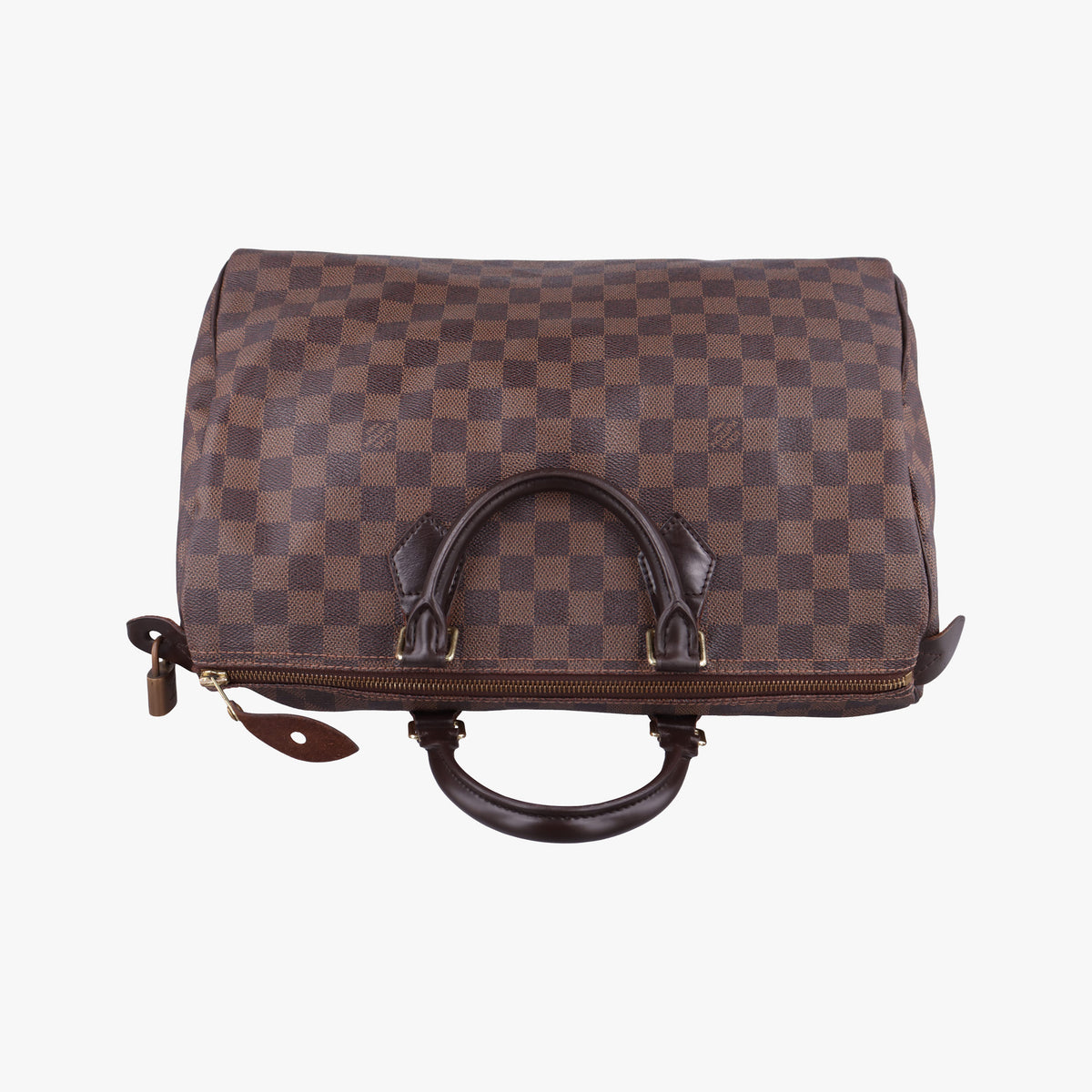 Pre-owned Louis Vuitton Speedy 30 EBENE Damier Canvas N41523 handbag | stylenewstar