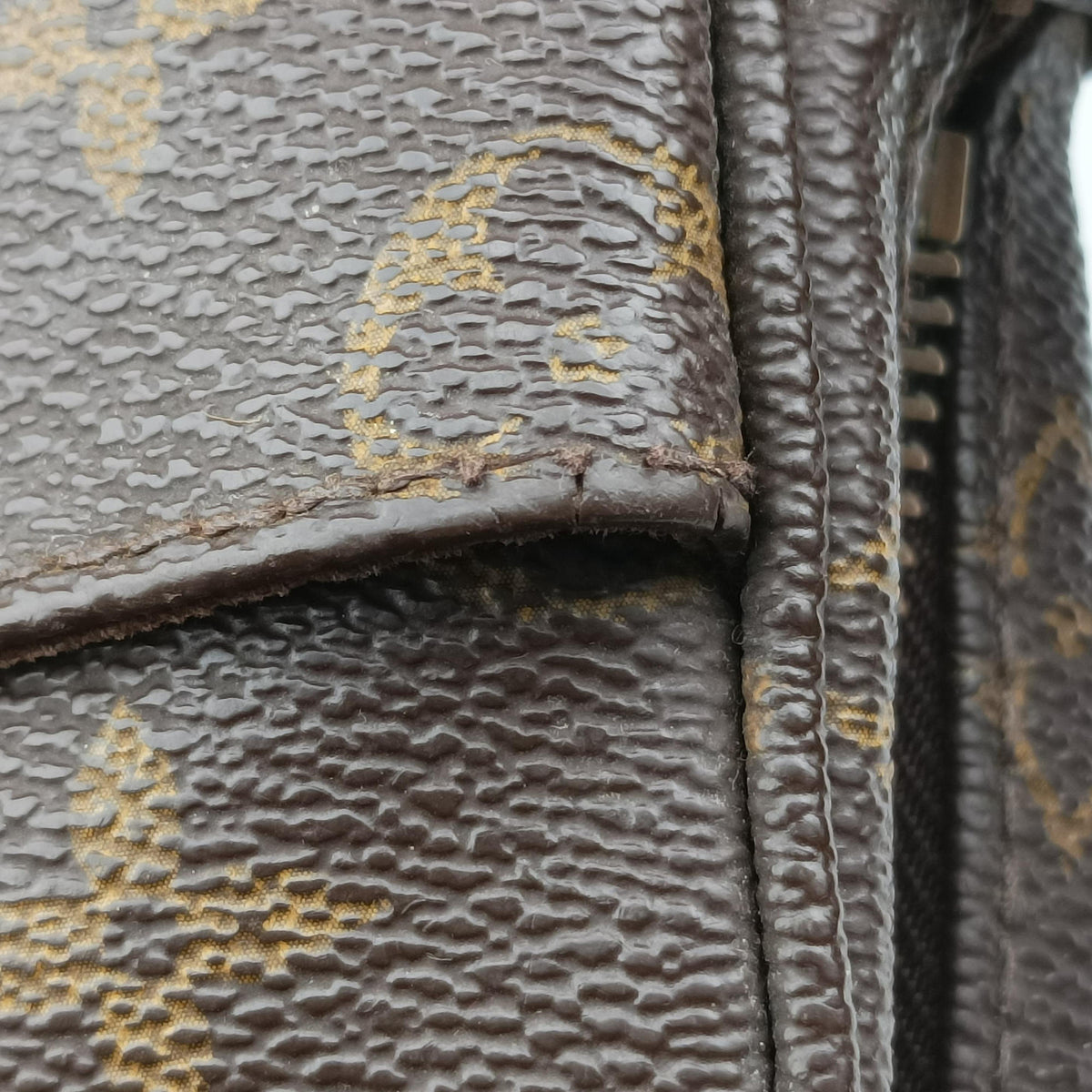 Pre-owned Louis Vuitton Trotter Beauvais brown Monogram Macassar M97037 shoulderbag | stylenewstar
