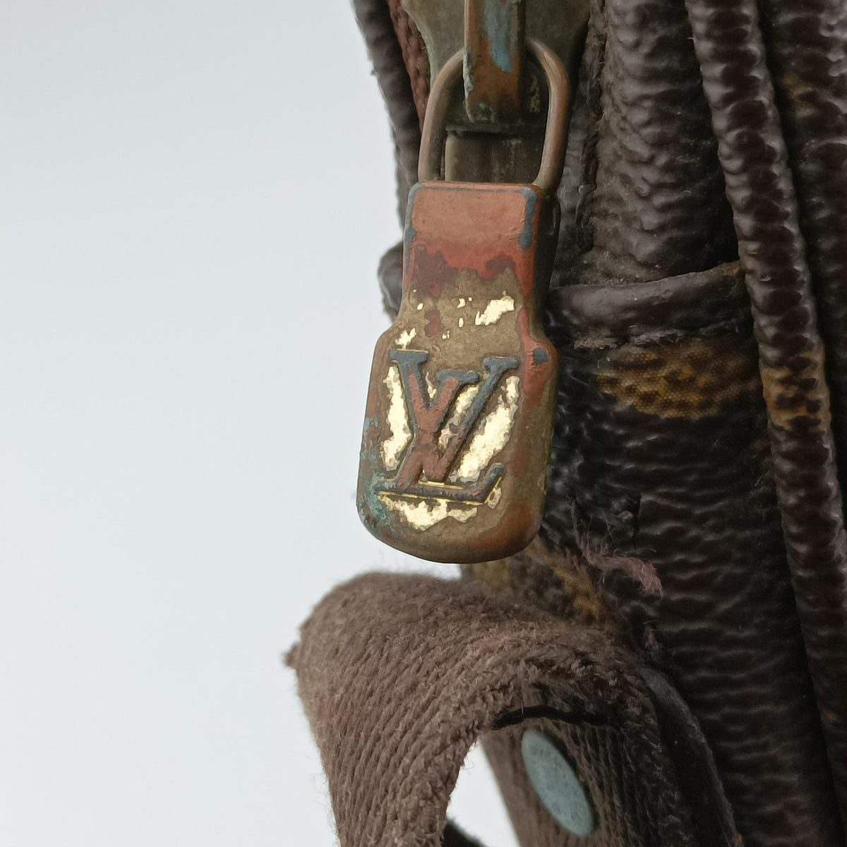 Pre-owned Louis Vuitton Trotter Beauvais brown Monogram Macassar M97037 shoulderbag | stylenewstar