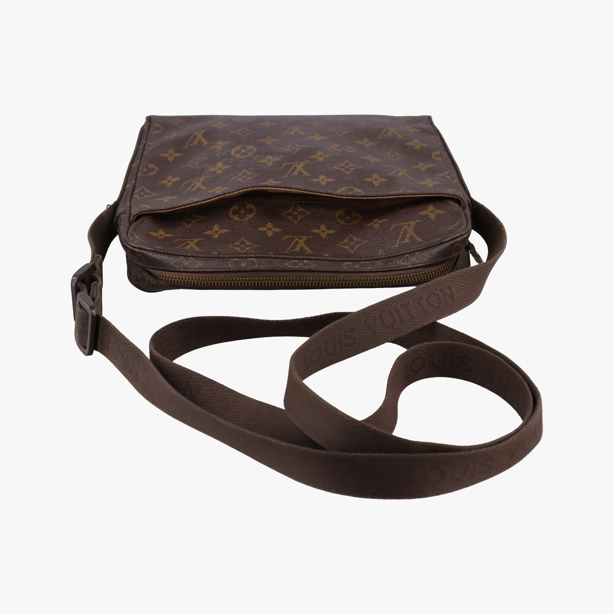Pre-owned Louis Vuitton Trotter Beauvais brown Monogram Macassar M97037 shoulderbag | stylenewstar