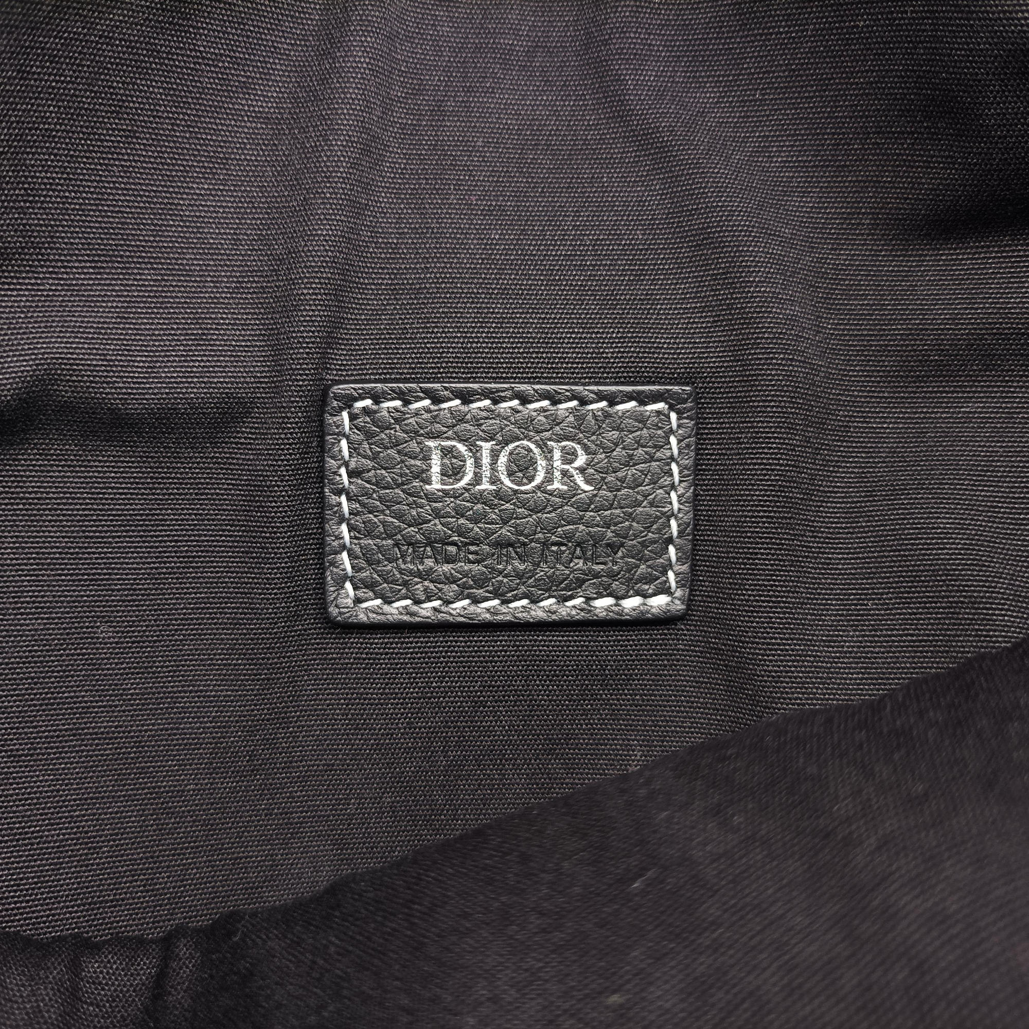 Vintage Christian Dior saddle Black leather  bum bag/waist bag | stylenewstar