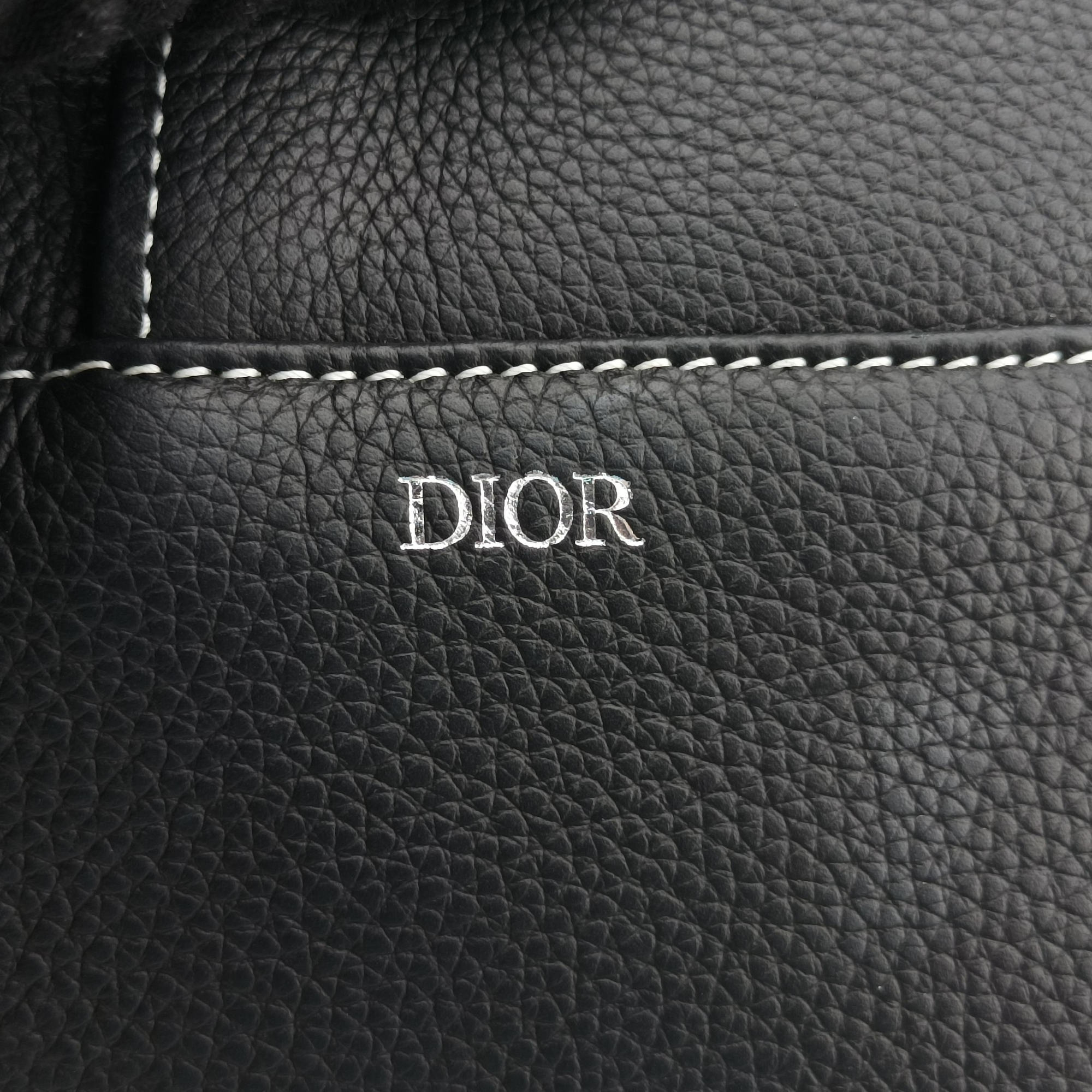 Vintage Christian Dior saddle Black leather  bum bag/waist bag | stylenewstar