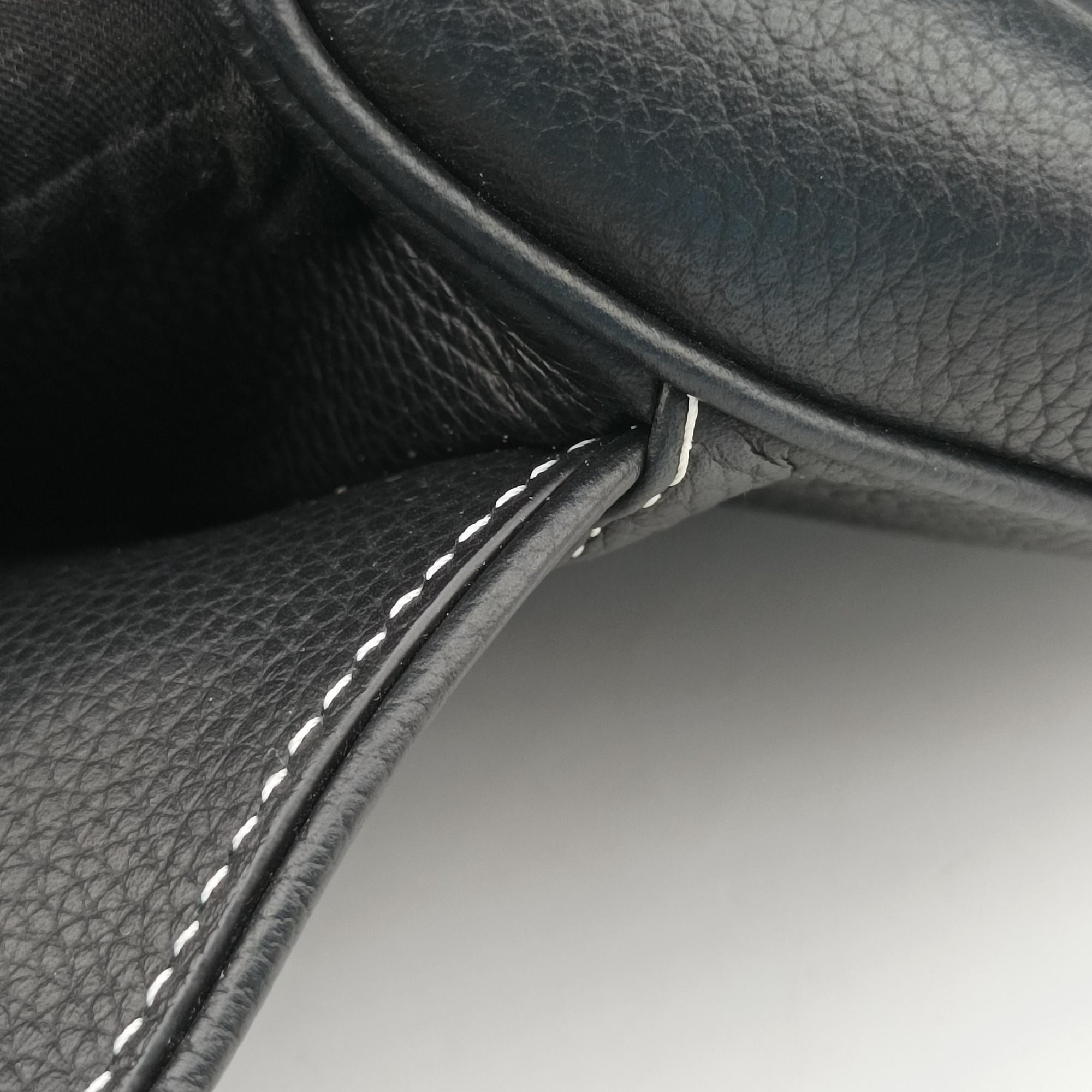 Vintage Christian Dior saddle Black leather  bum bag/waist bag | stylenewstar