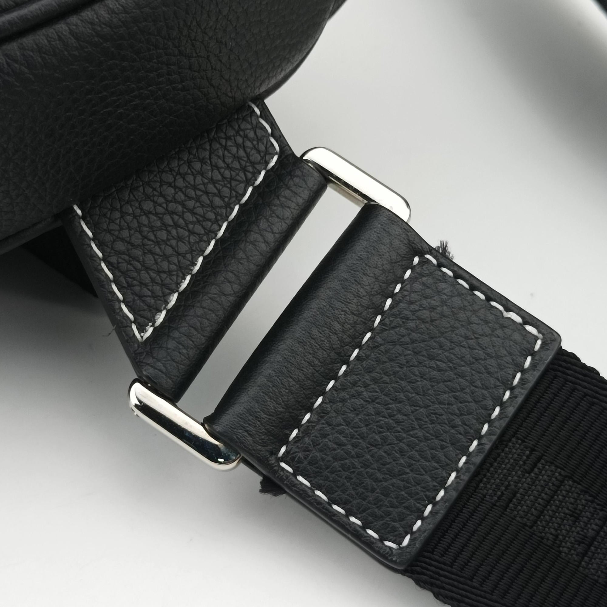 Vintage Christian Dior saddle Black leather  bum bag/waist bag | stylenewstar
