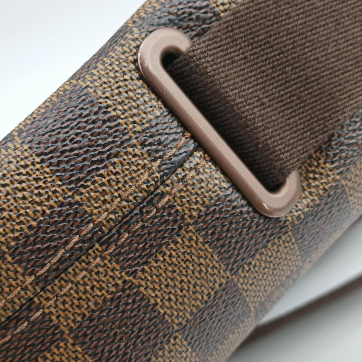 Secondhand Louis Vuitton BROOKLYN MM EBENE Damier Canvas N51211 shoulderbag | stylenewstar