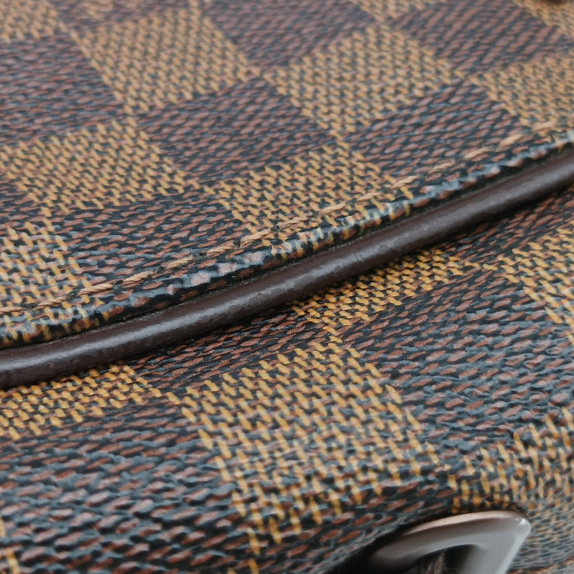 Secondhand Louis Vuitton BROOKLYN MM EBENE Damier Canvas N51211 shoulderbag | stylenewstar