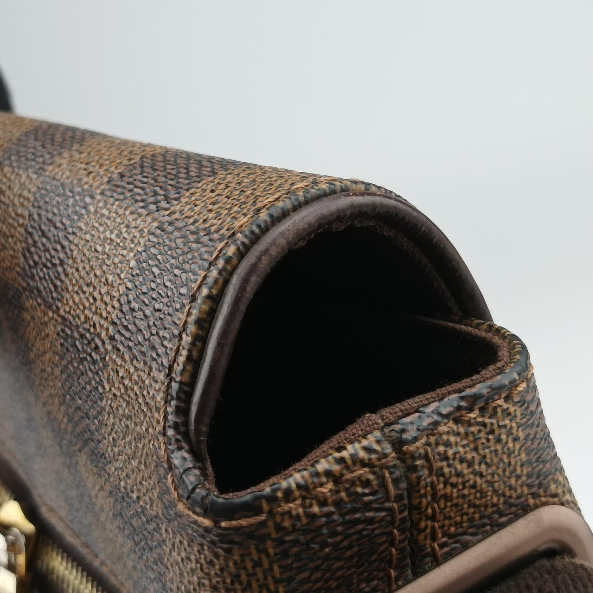 Secondhand Louis Vuitton BROOKLYN MM EBENE Damier Canvas N51211 shoulderbag | stylenewstar