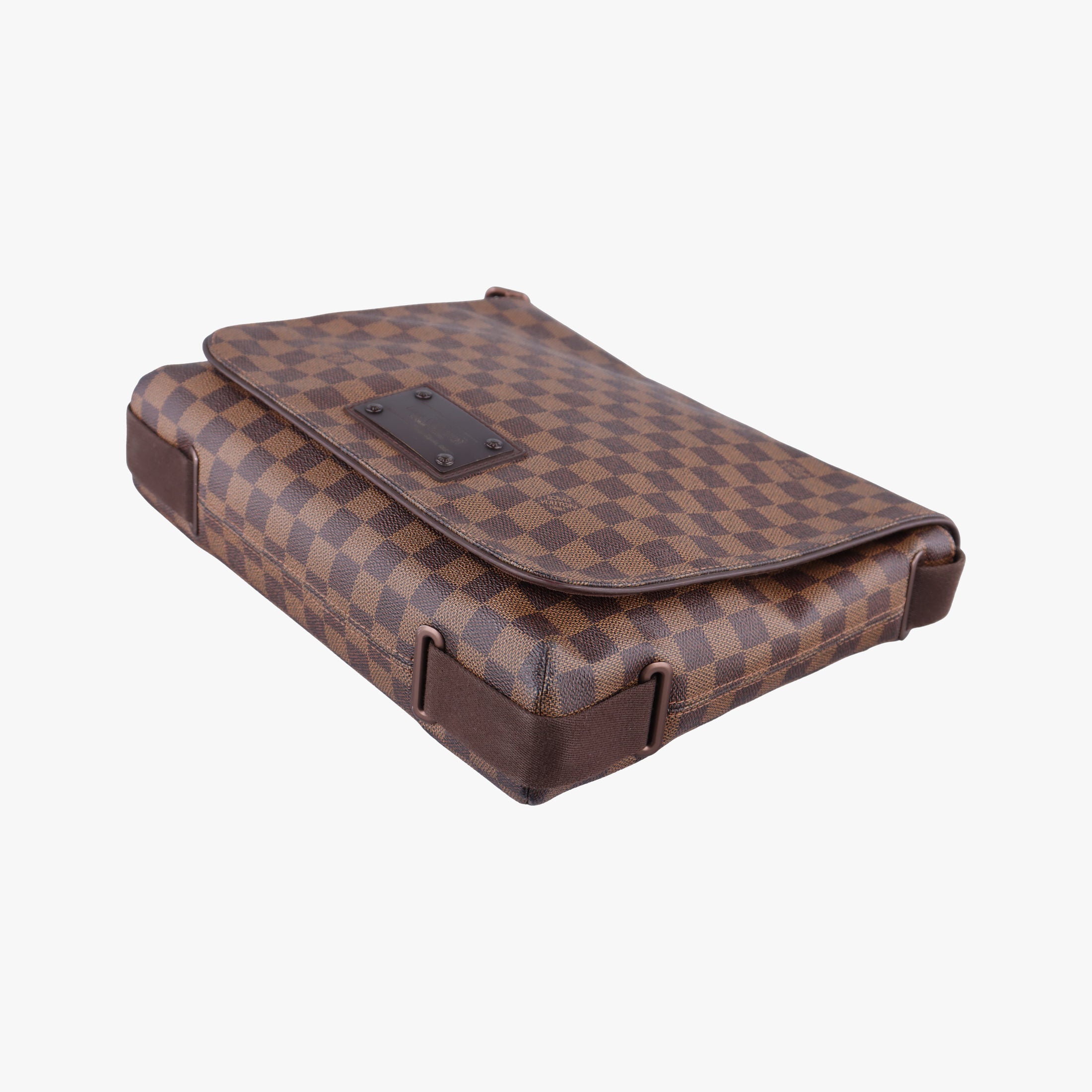 Secondhand Louis Vuitton BROOKLYN MM EBENE Damier Canvas N51211 shoulderbag | stylenewstar