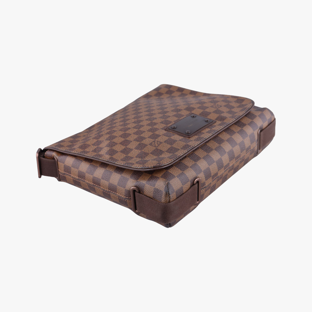 Secondhand Louis Vuitton BROOKLYN MM EBENE Damier Canvas N51211 shoulderbag | stylenewstar
