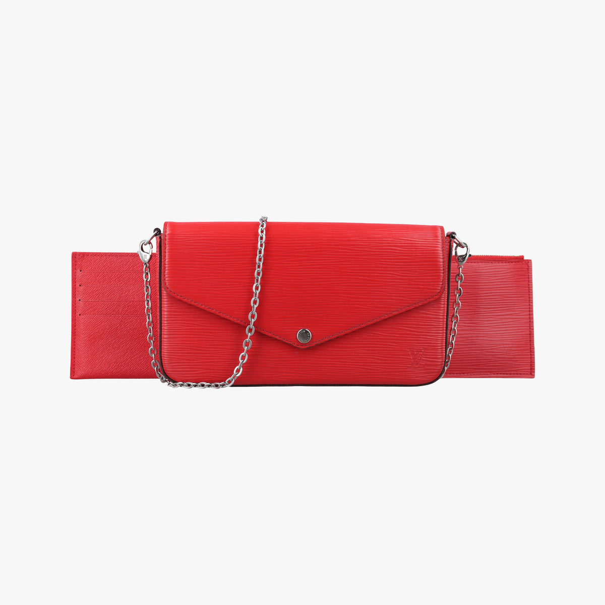 Pre-owned Louis Vuitton Pochette Felicie COQUELICOT Epi M41559 shoulderbag | stylenewstar