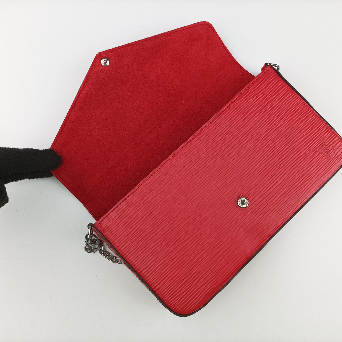 Pre-owned Louis Vuitton Pochette Felicie COQUELICOT Epi M41559 shoulderbag | stylenewstar