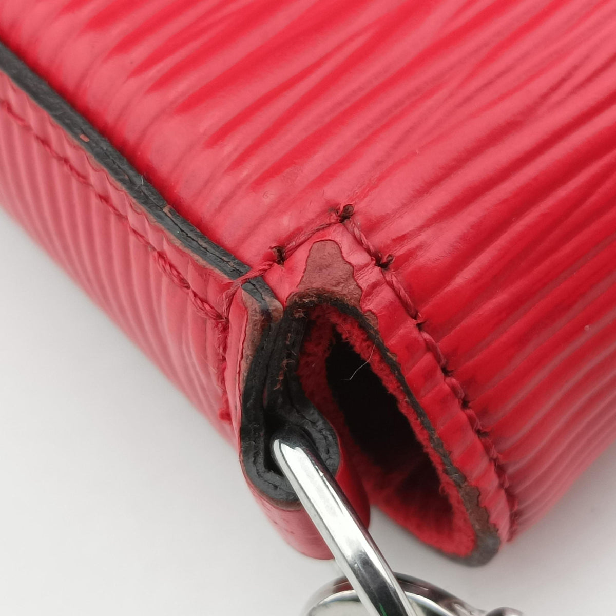 Pre-owned Louis Vuitton Pochette Felicie COQUELICOT Epi M41559 shoulderbag | stylenewstar