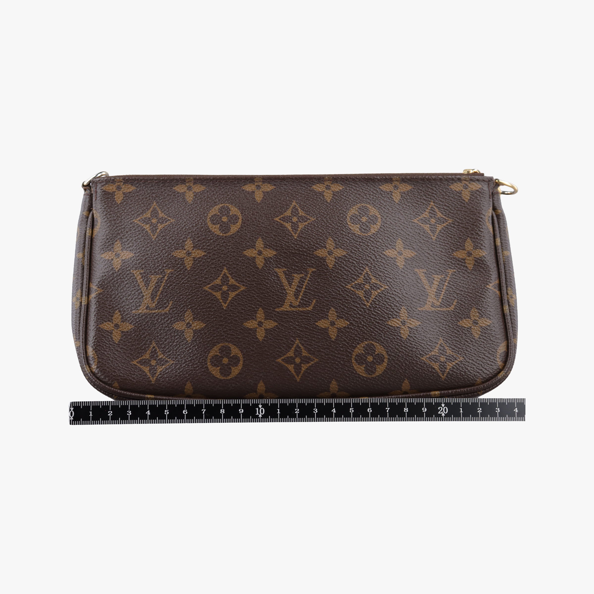 Pre-owned Louis Vuitton MULTI POCHETTE ACCESSOIRES brown×khaki Monogram Canvas M44840 shoulderbag | stylenewstar