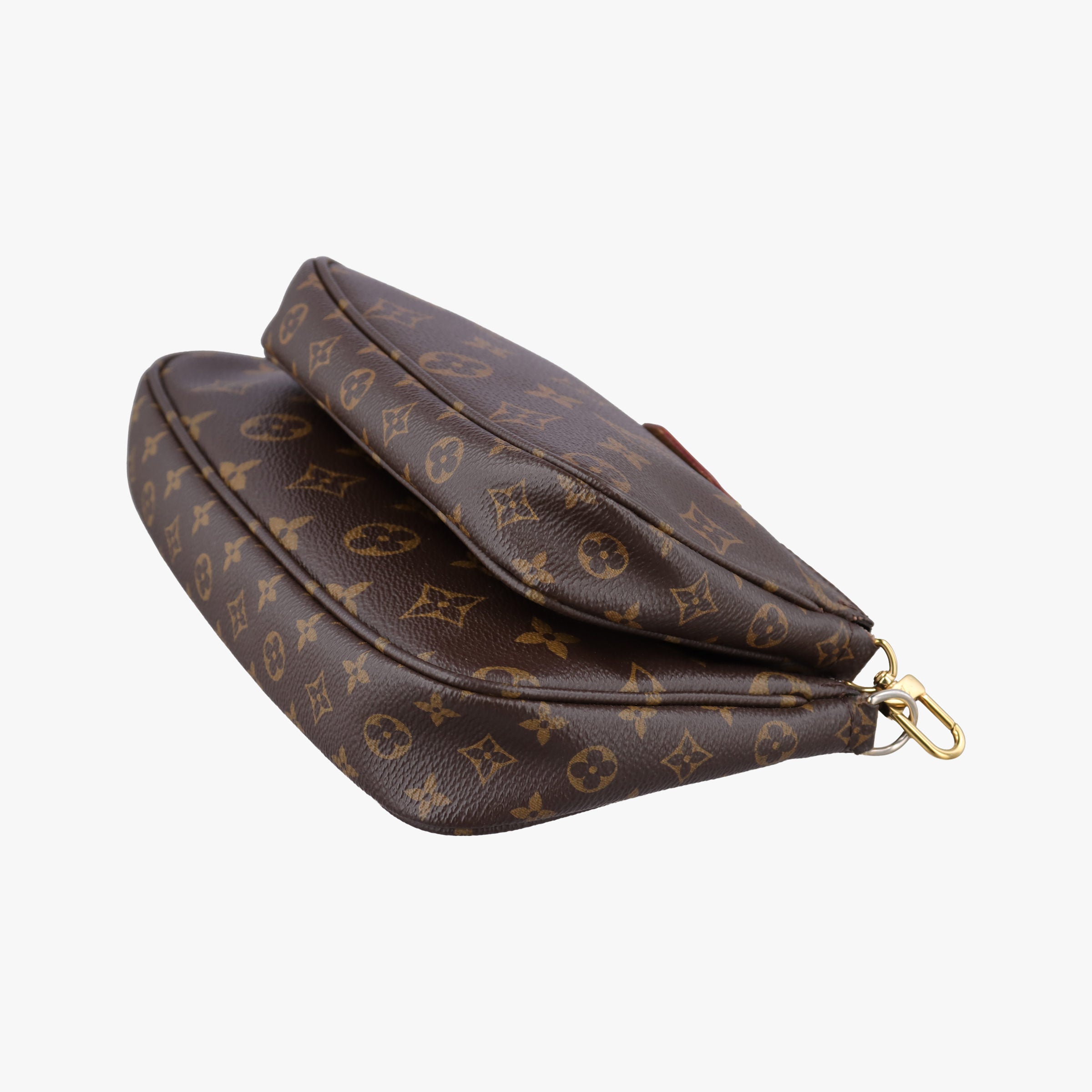 Pre-owned Louis Vuitton MULTI POCHETTE ACCESSOIRES brown×khaki Monogram Canvas M44840 shoulderbag | stylenewstar