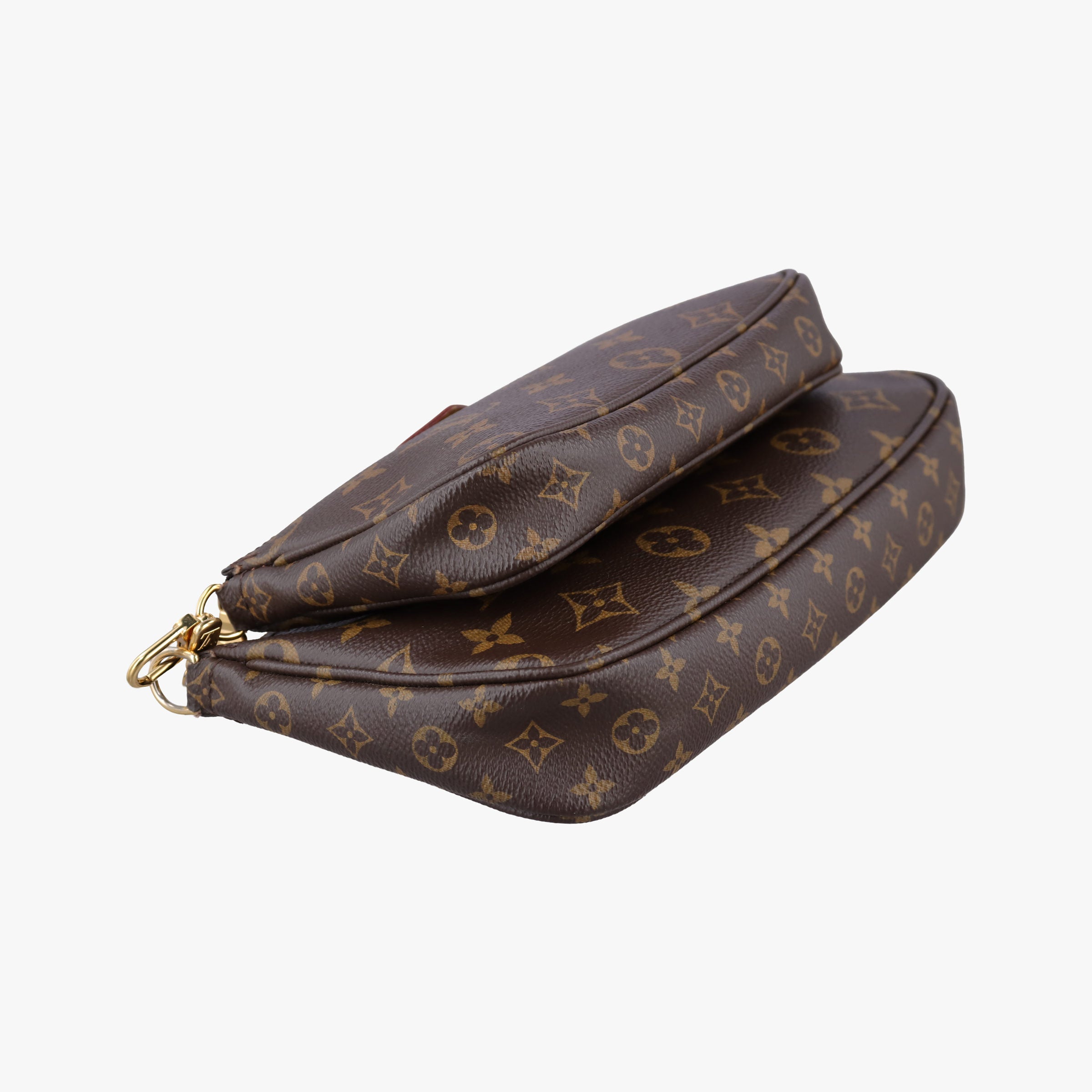 Pre-owned Louis Vuitton MULTI POCHETTE ACCESSOIRES brown×khaki Monogram Canvas M44840 shoulderbag | stylenewstar