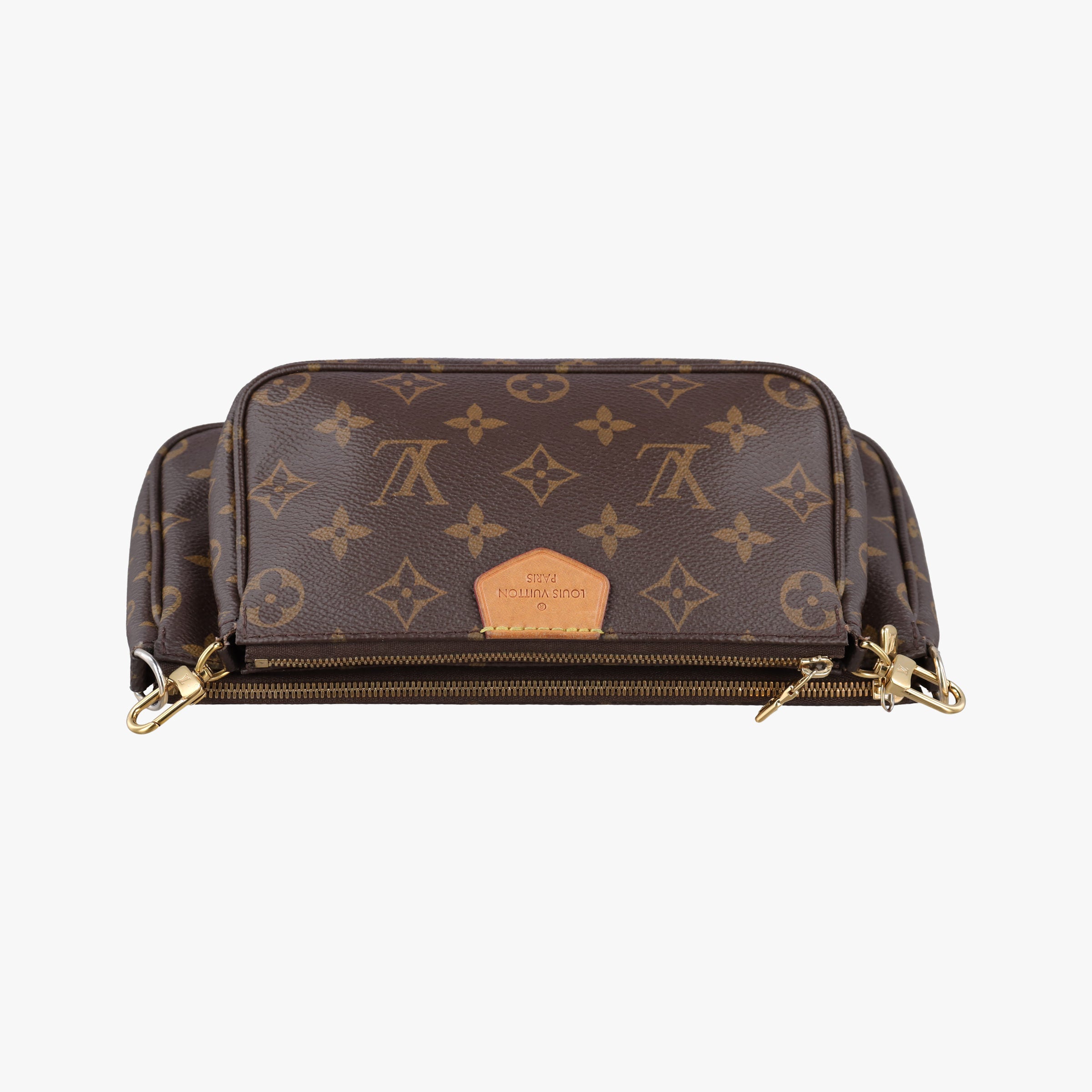 Pre-owned Louis Vuitton MULTI POCHETTE ACCESSOIRES brown×khaki Monogram Canvas M44840 shoulderbag | stylenewstar