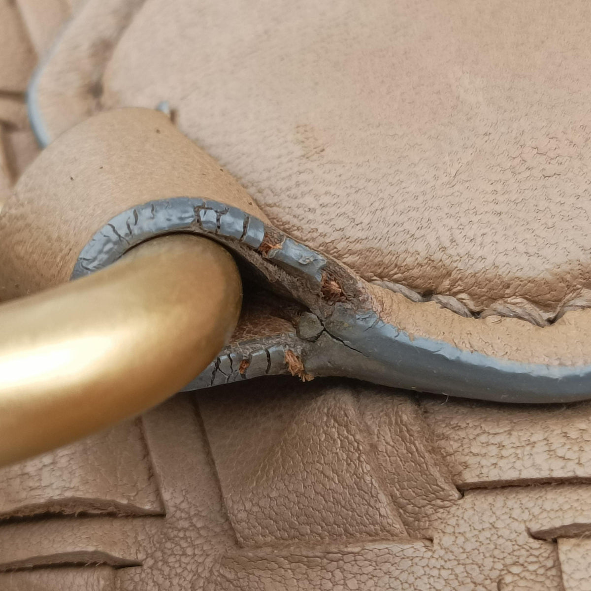 Vintage Miu Miu Intrecciato Brown leather  handbag | stylenewstar