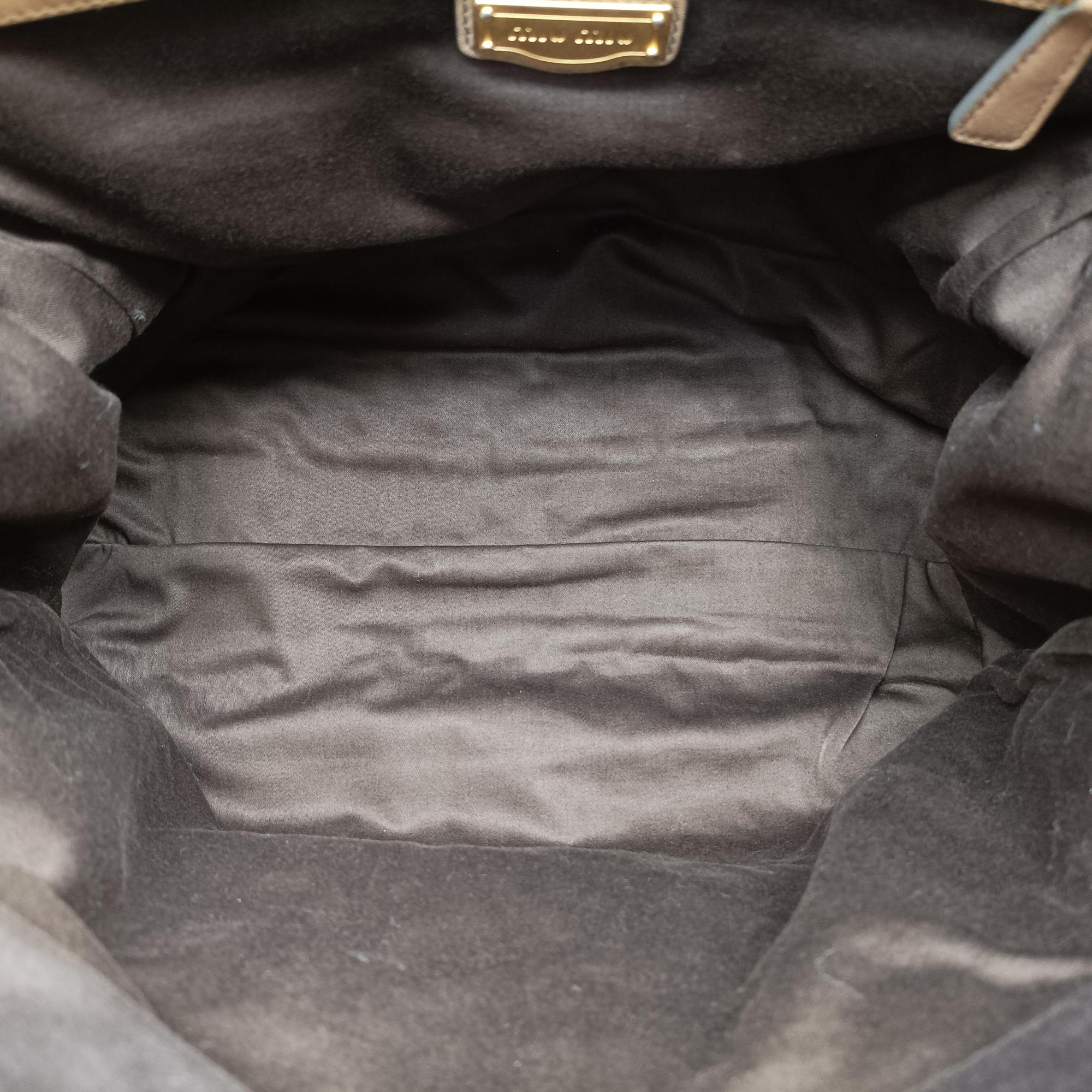 Vintage Miu Miu Intrecciato Brown leather  handbag | stylenewstar