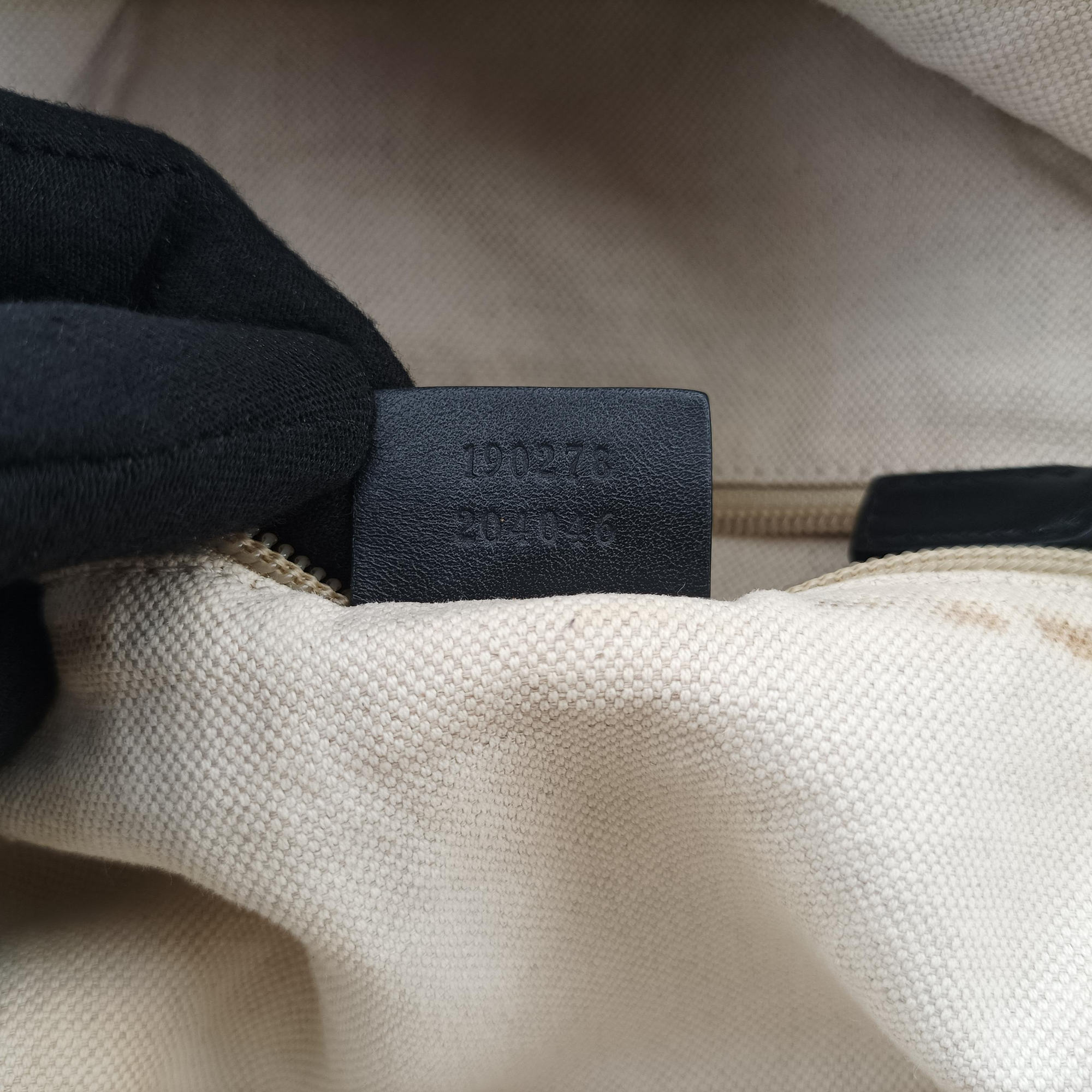 Secondhand Gucci Guccissima Nylon Black nylon 190278 backpack/rucksack | stylenewstar
