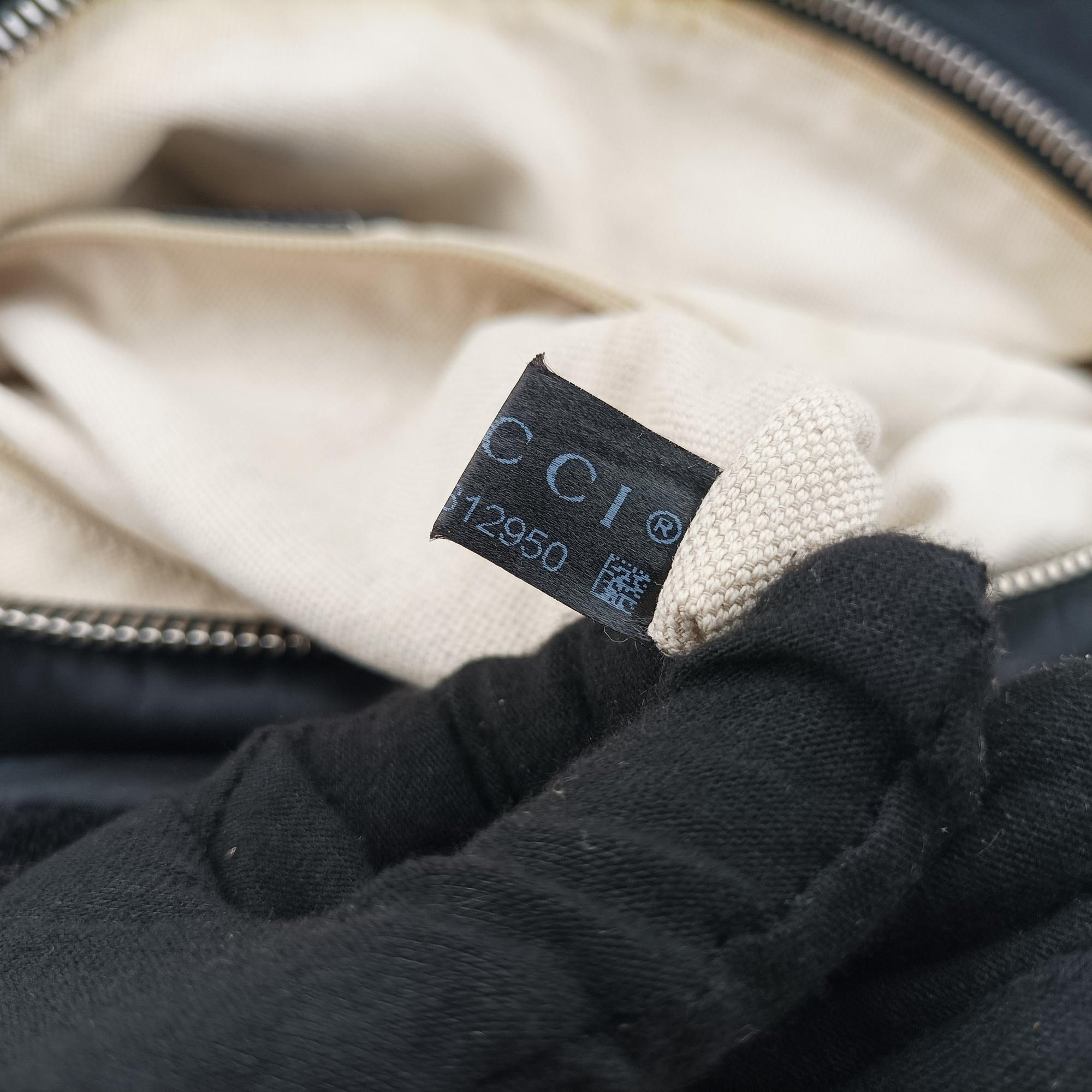 Secondhand Gucci Guccissima Nylon Black nylon 190278 backpack/rucksack | stylenewstar