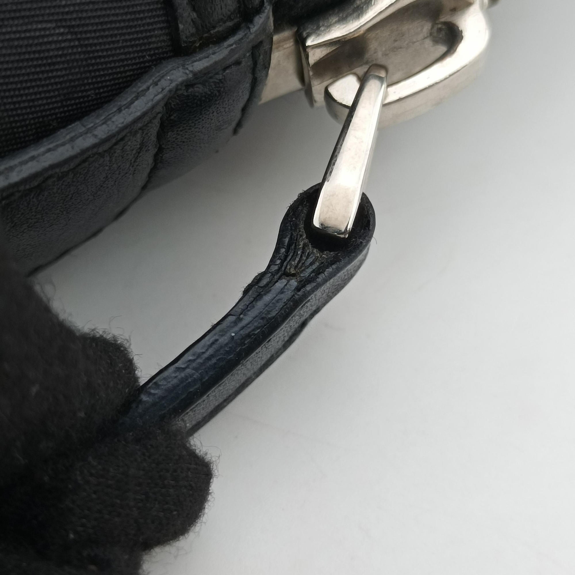 Secondhand Gucci Guccissima Nylon Black nylon 190278 backpack/rucksack | stylenewstar