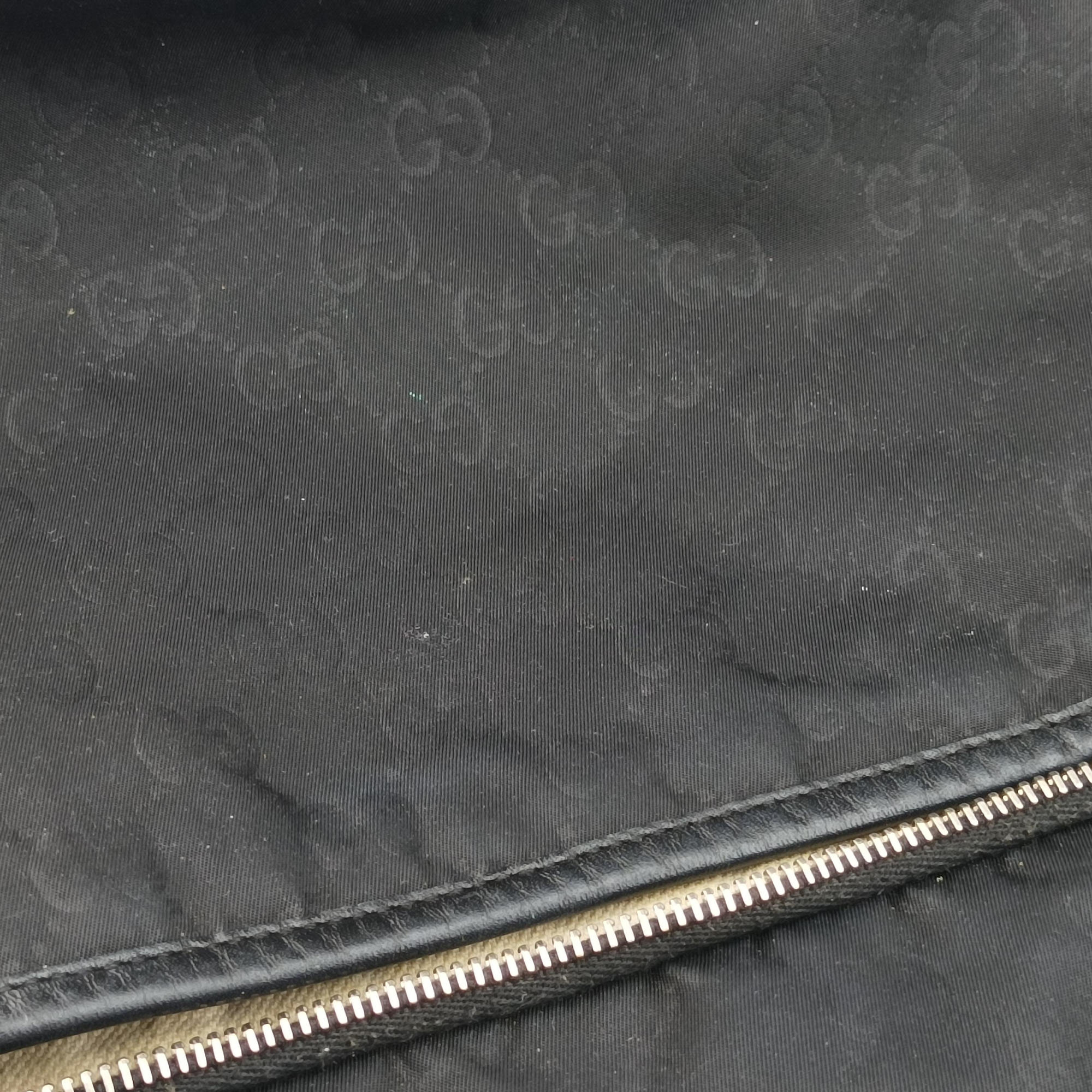 Secondhand Gucci Guccissima Nylon Black nylon 190278 backpack/rucksack | stylenewstar