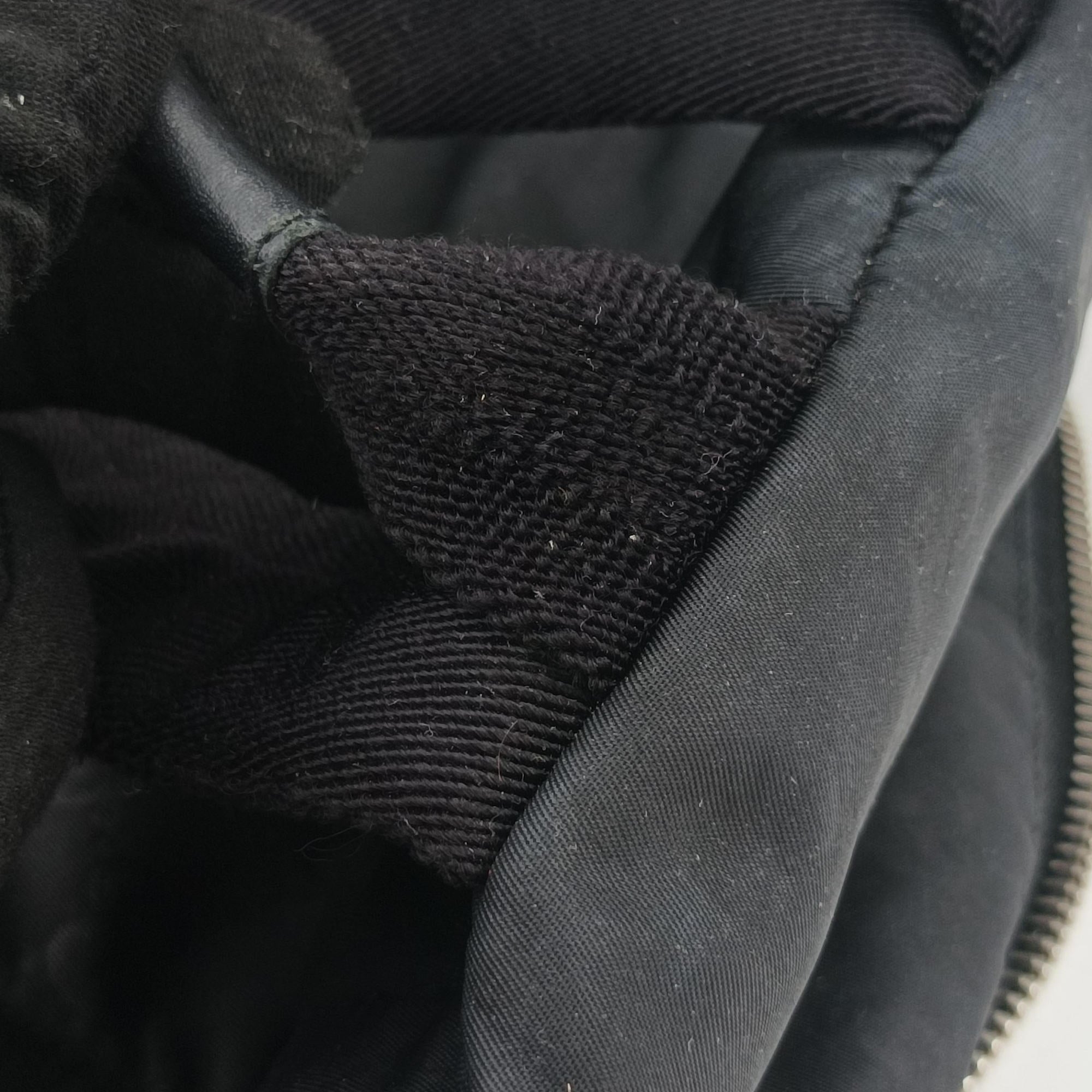 Secondhand Gucci Guccissima Nylon Black nylon 190278 backpack/rucksack | stylenewstar