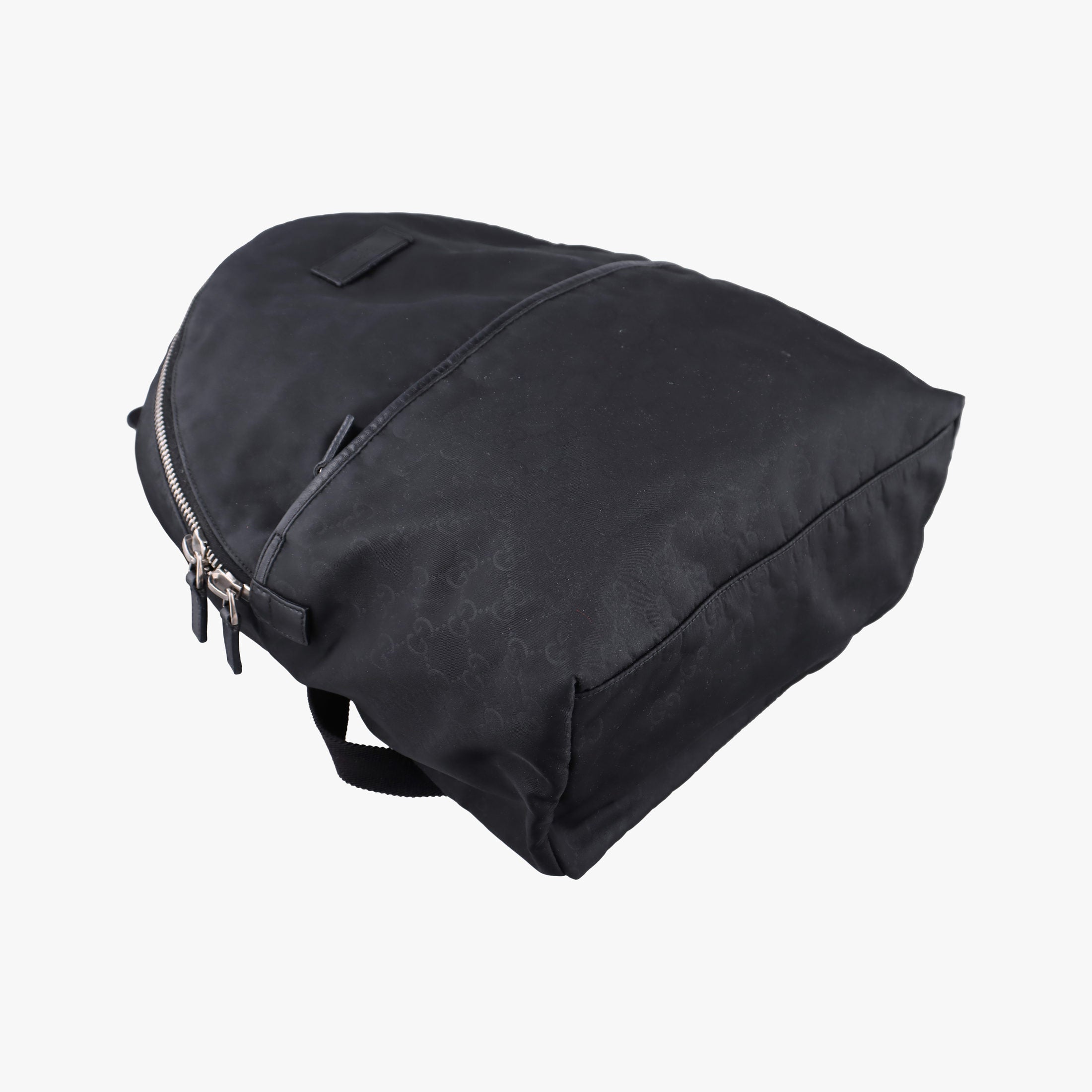 Secondhand Gucci Guccissima Nylon Black nylon 190278 backpack/rucksack | stylenewstar