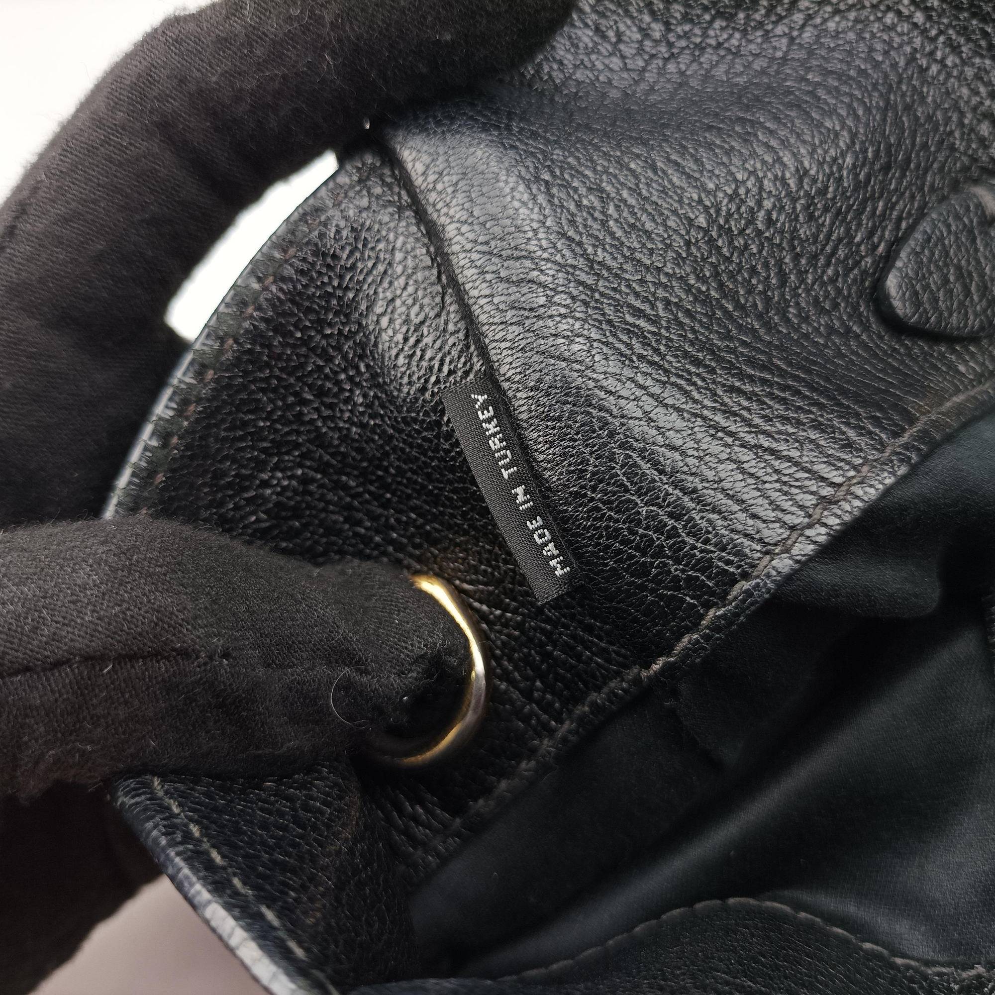 Vintage Miu Miu Madras Black Leather RN1016 handbag | stylenewstar