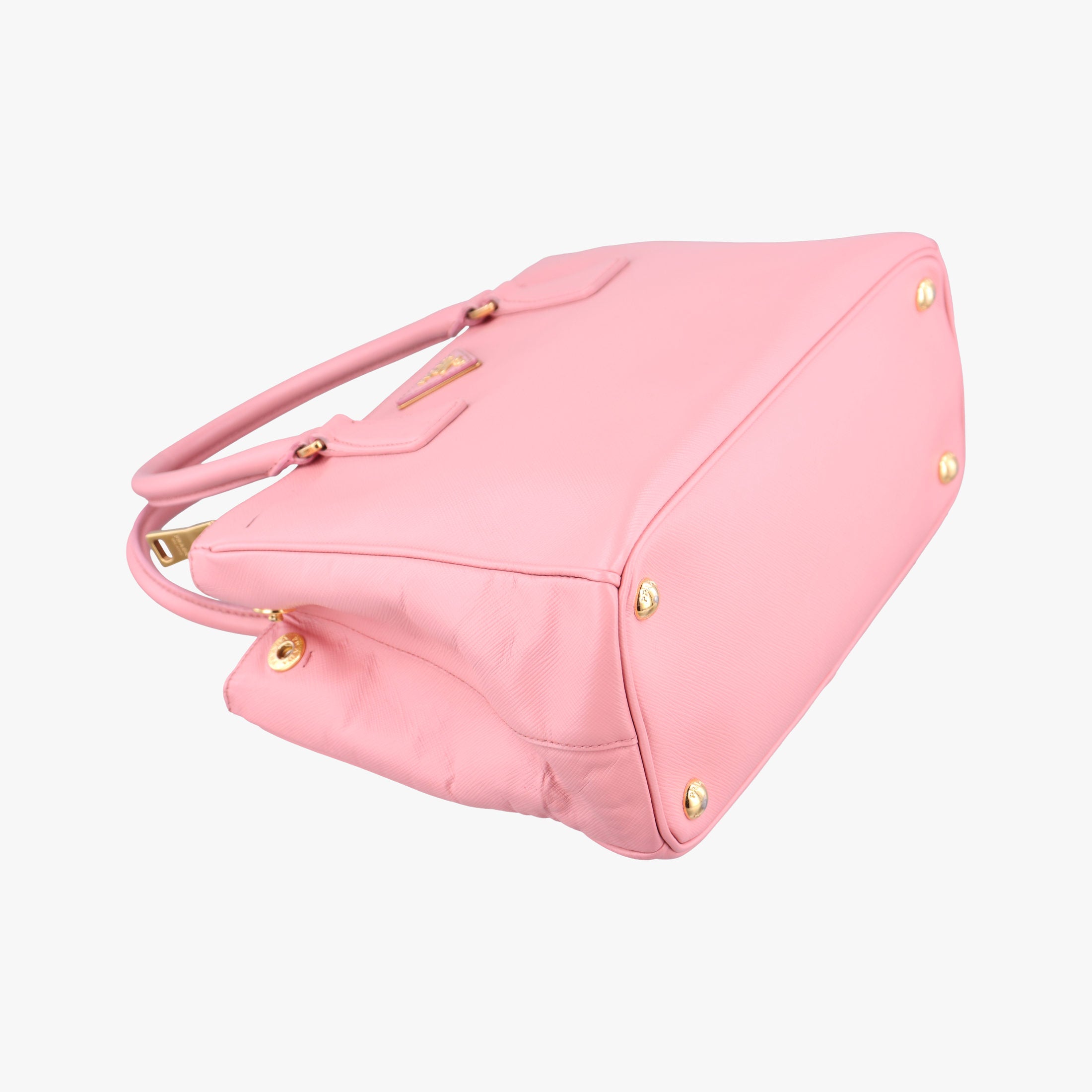 Pre-owned Prada Galleria Pink SAFFIANO Leather BN1786 shoulderbag | stylenewstar
