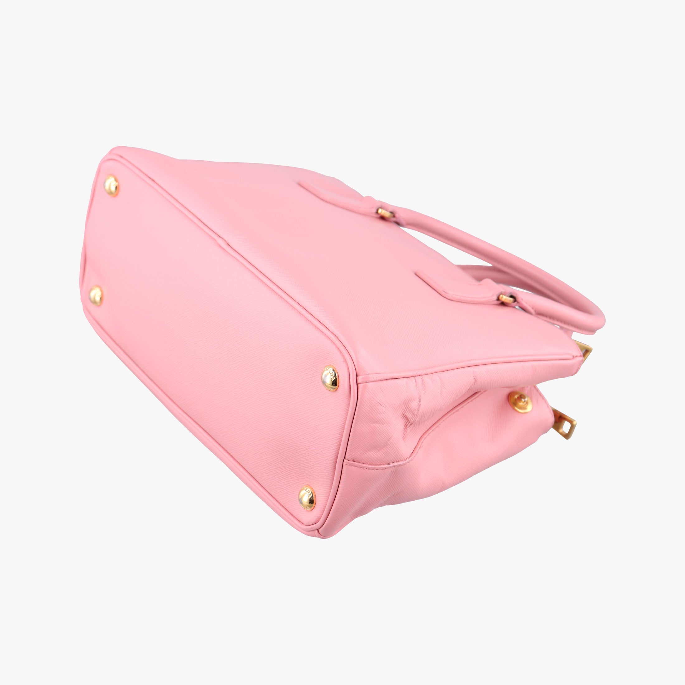 Pre-owned Prada Galleria Pink SAFFIANO Leather BN1786 shoulderbag | stylenewstar