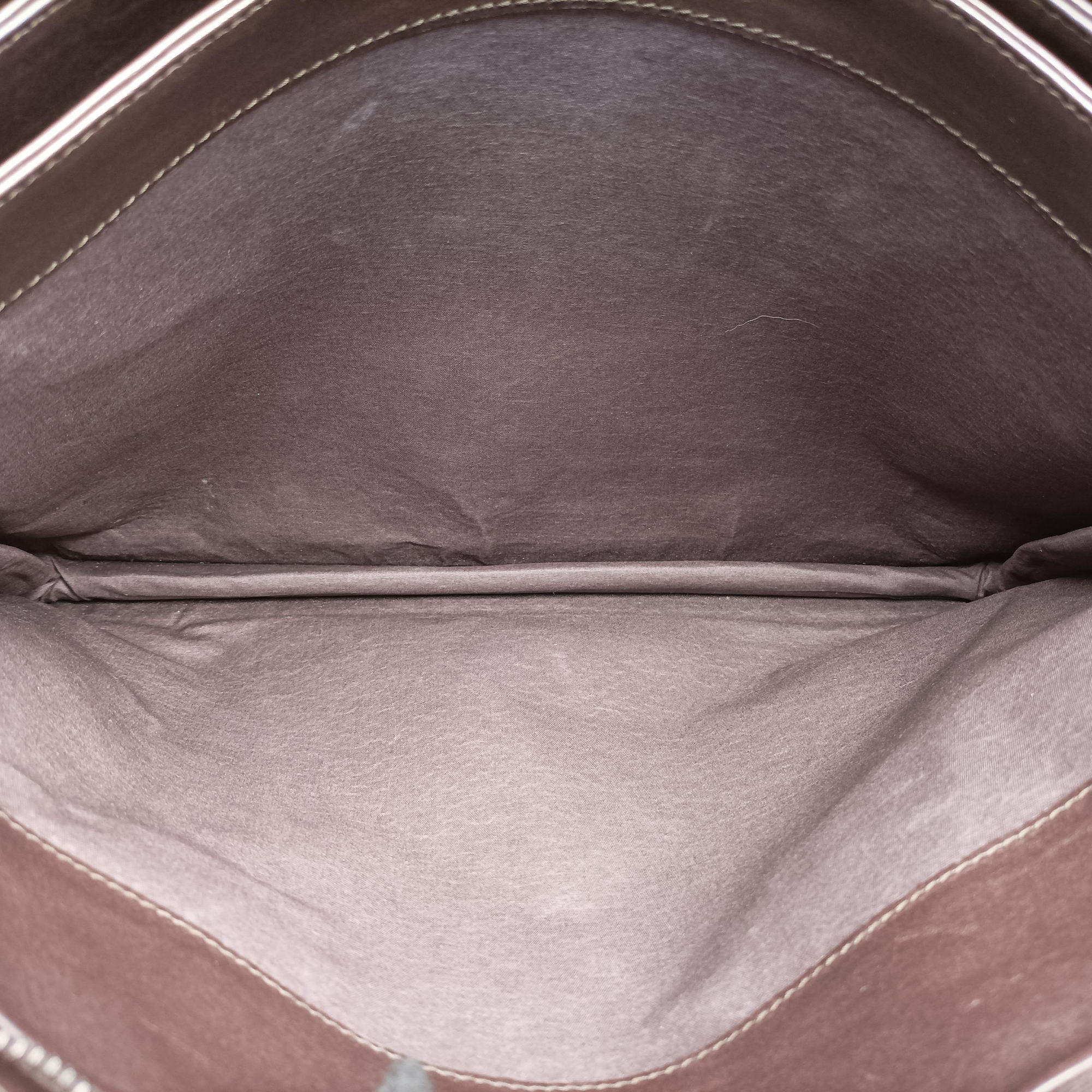 Pre-owned Bottega Veneta Intrecciato Brown lambskin  handbag | stylenewstar