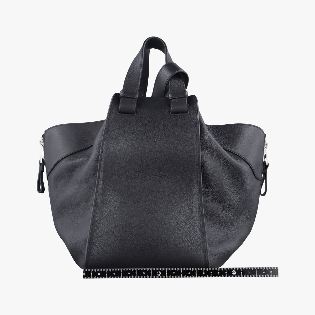 Pre-owned Loewe hammock Black leather  shoulderbag | stylenewstar
