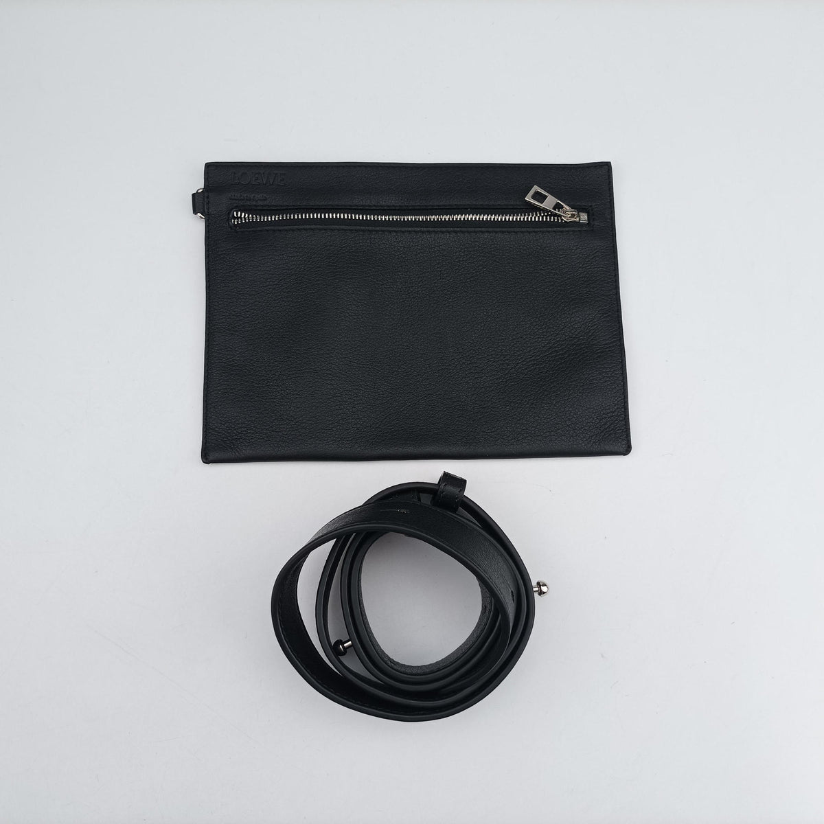 Pre-owned Loewe hammock Black leather  shoulderbag | stylenewstar
