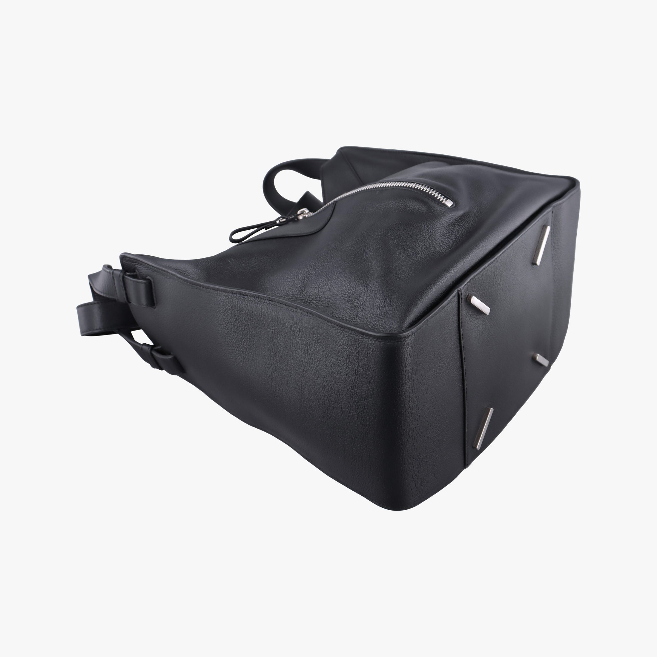 Pre-owned Loewe hammock Black leather  shoulderbag | stylenewstar