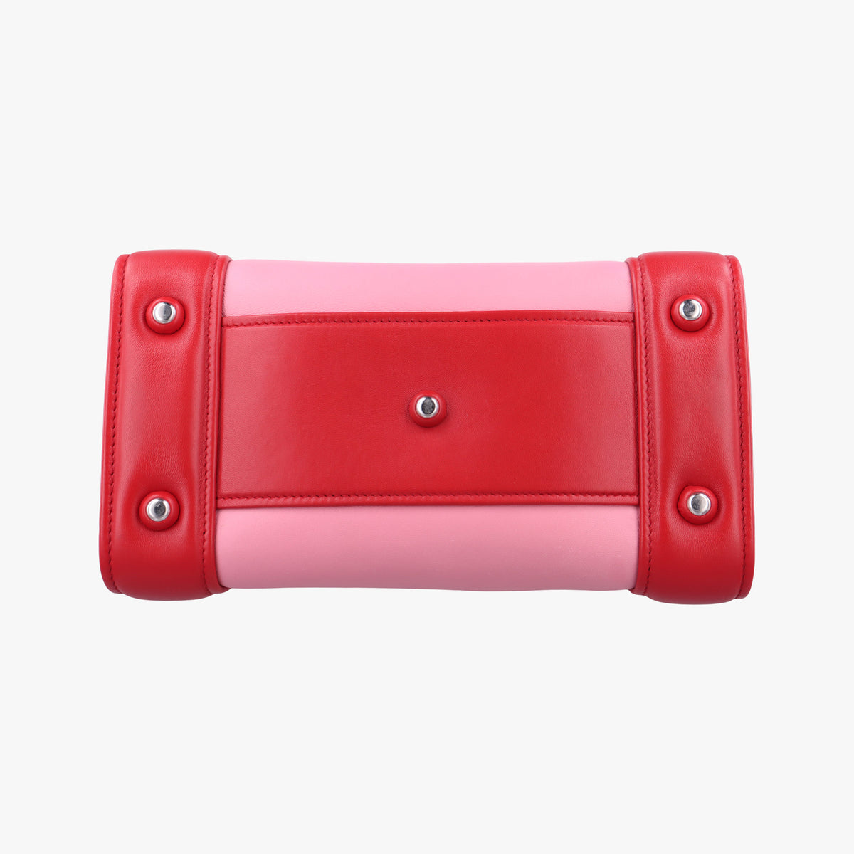 Secondhand Miu Miu Madras Pink × Red Leather  shoulderbag | stylenewstar