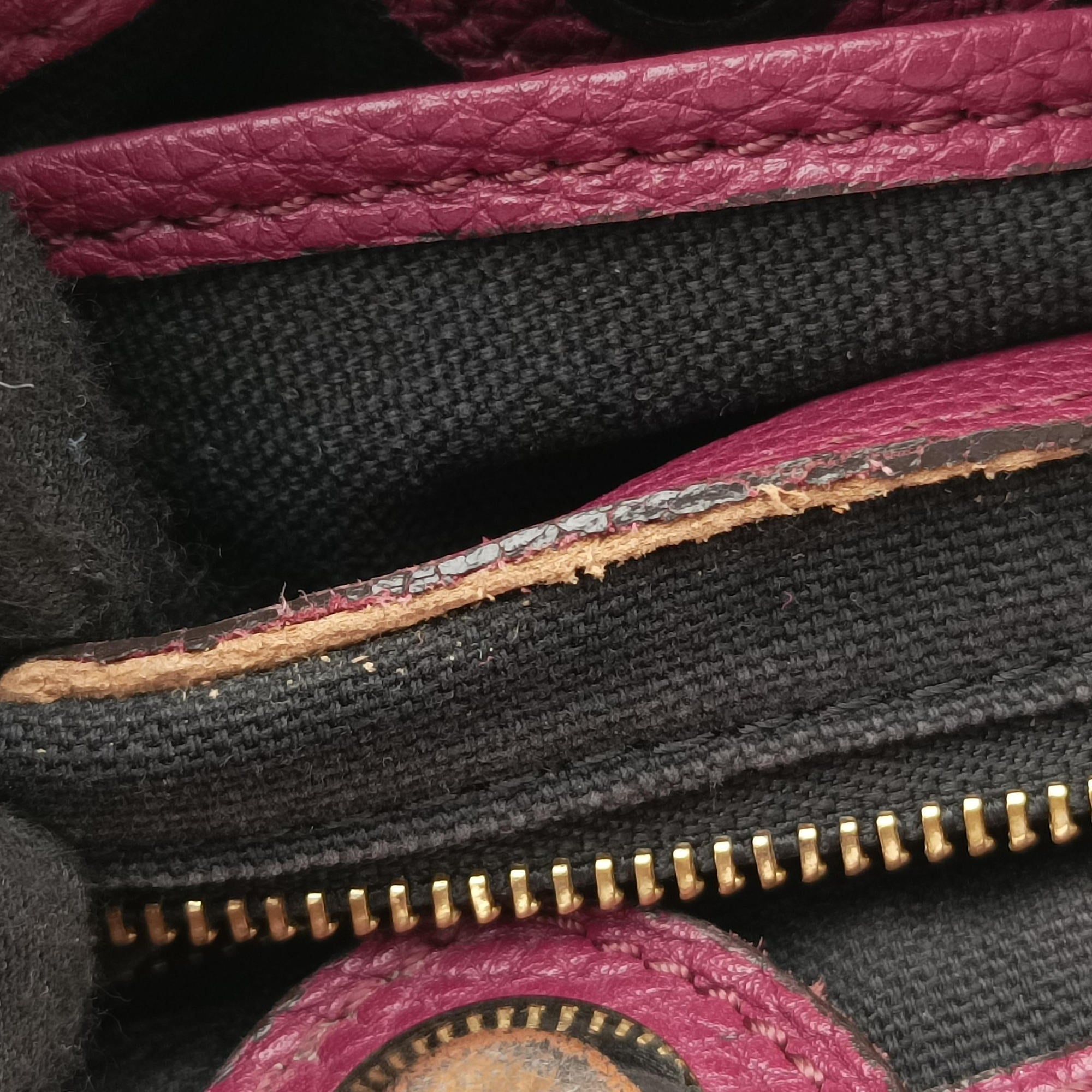 Pre-owned Burberry The Banner Burgundy×Multicolor Leather × canvas  handbag | stylenewstar