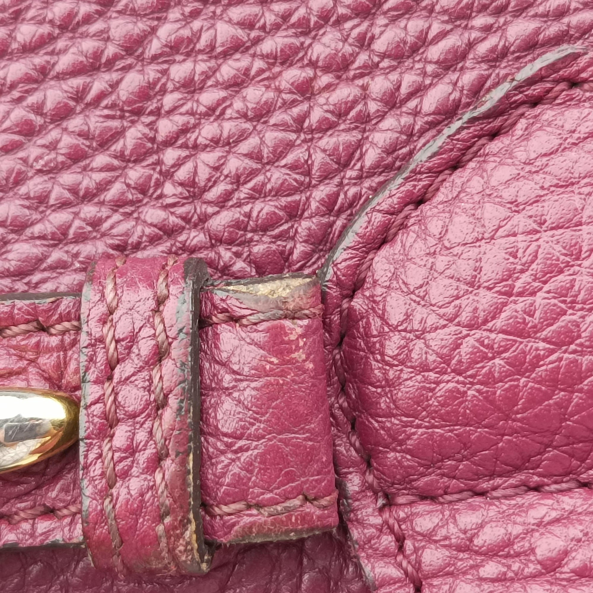 Pre-owned Burberry The Banner Burgundy×Multicolor Leather × canvas  handbag | stylenewstar
