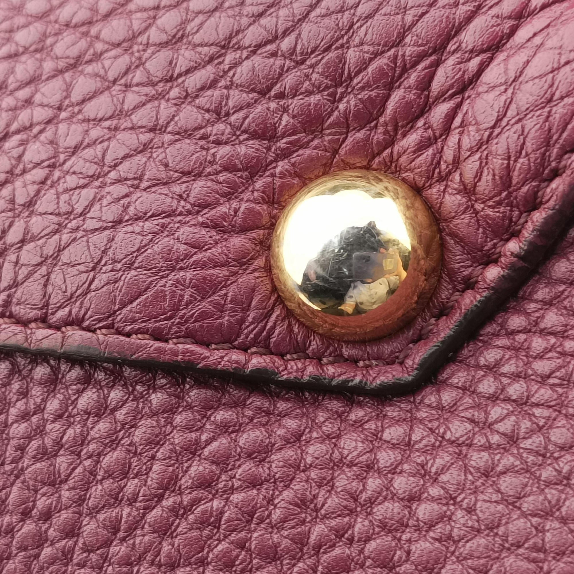 Pre-owned Burberry The Banner Burgundy×Multicolor Leather × canvas  handbag | stylenewstar