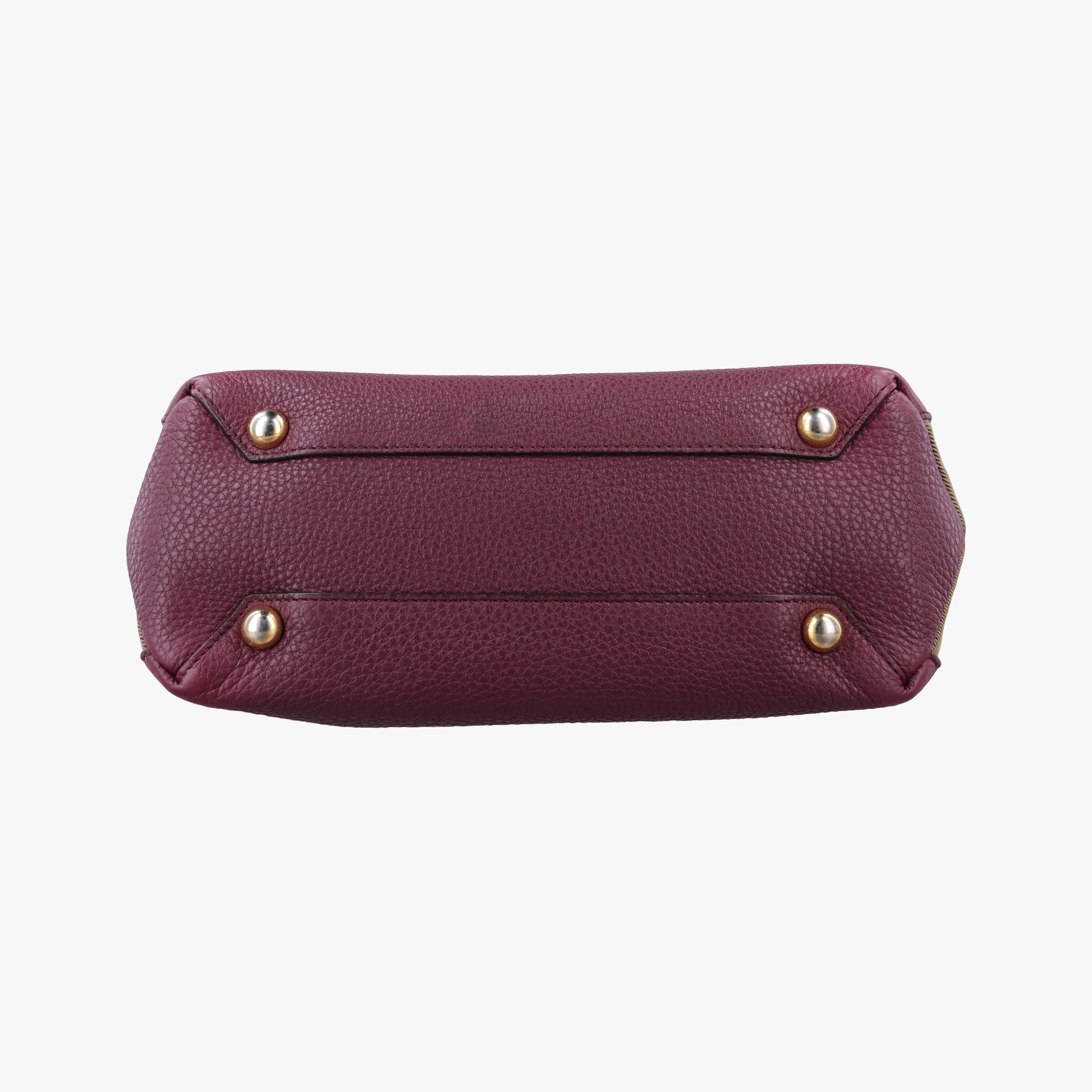 Pre-owned Burberry The Banner Burgundy×Multicolor Leather × canvas  handbag | stylenewstar