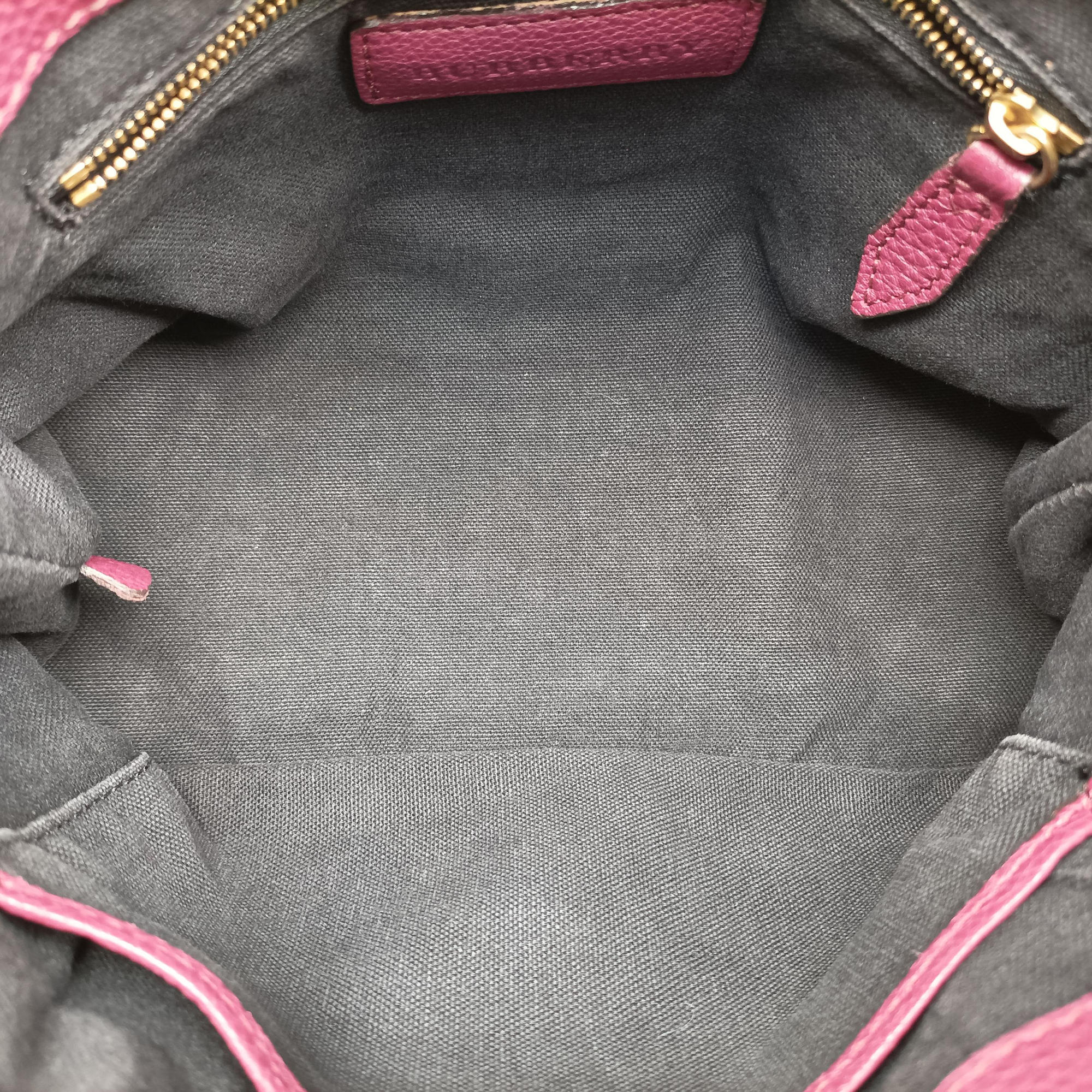 Pre-owned Burberry The Banner Burgundy×Multicolor Leather × canvas  handbag | stylenewstar