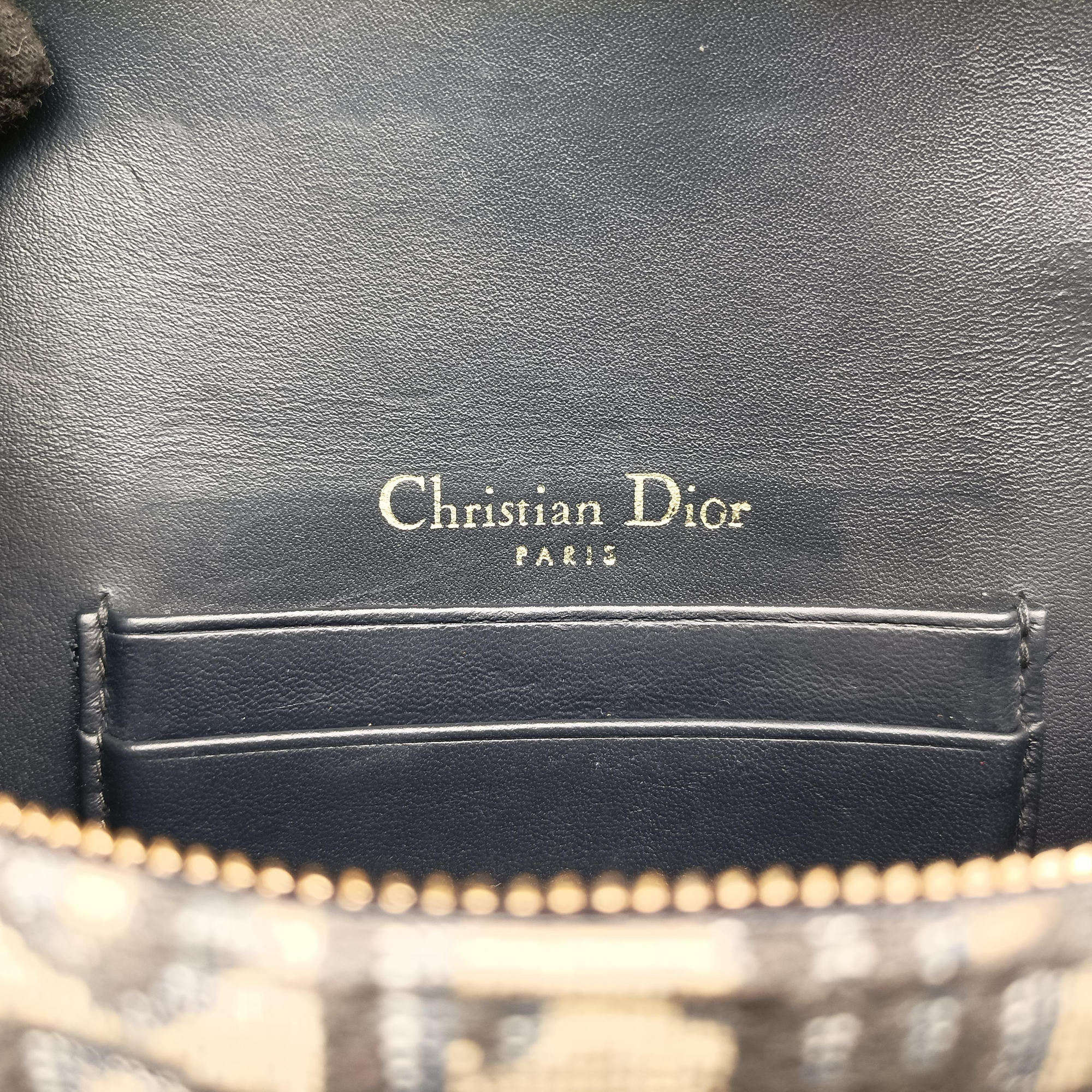 Vintage Christian Dior Saddle Navy×Gray Jacquard x Leather  bum bag/waist bag | stylenewstar