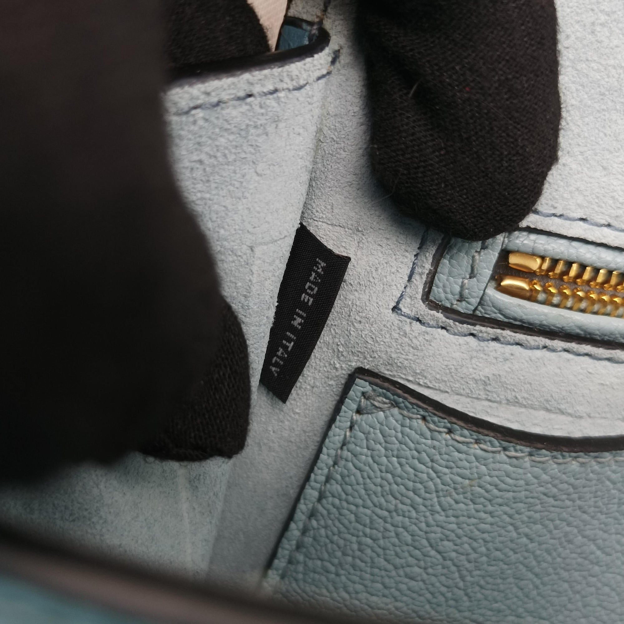 Pre-owned Miu Miu Miu Lady Blue×multiclor Leather  shoulderbag | stylenewstar