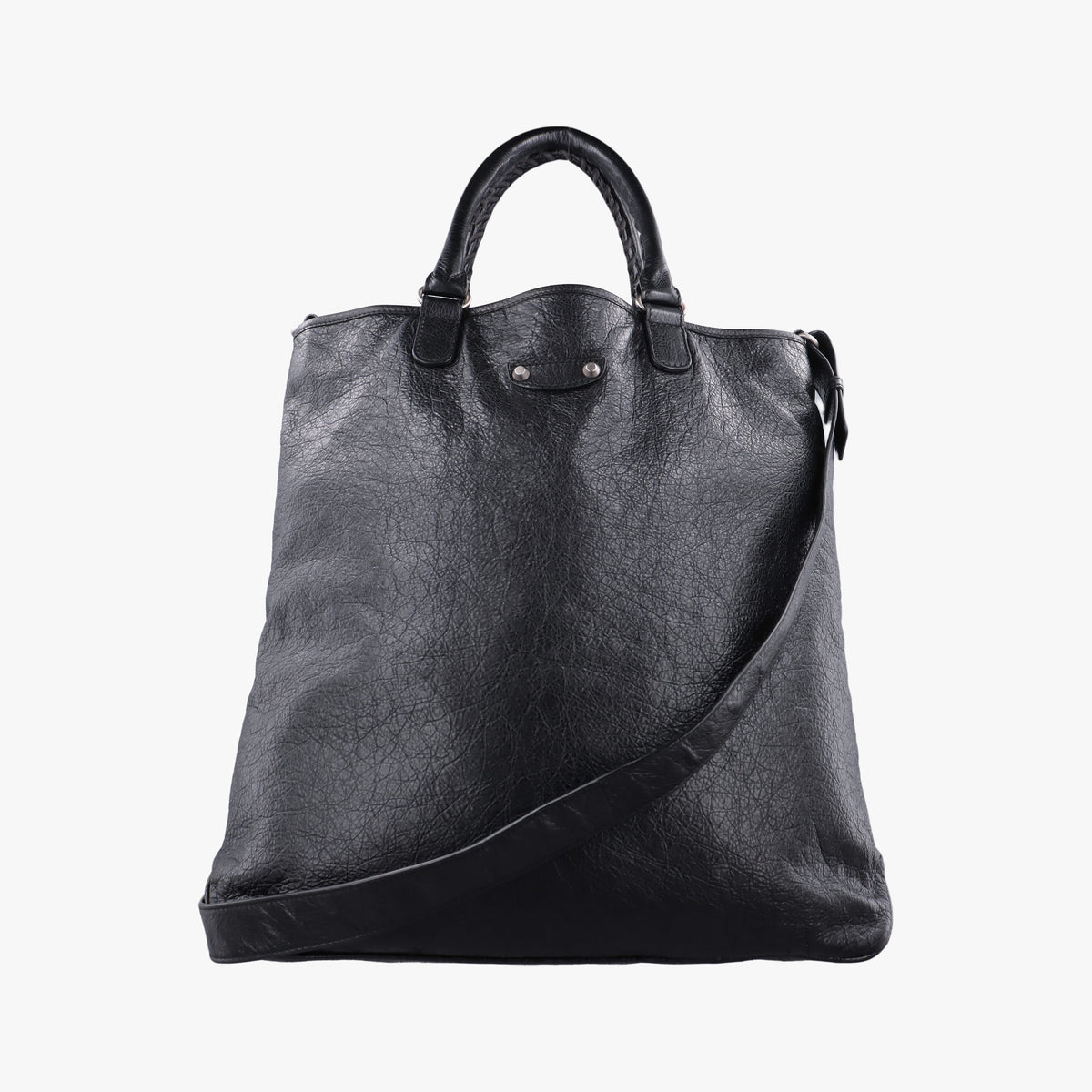 Pre-owned Balenciaga Classic Black Arena Lambskin  shoulderbag | stylenewstar