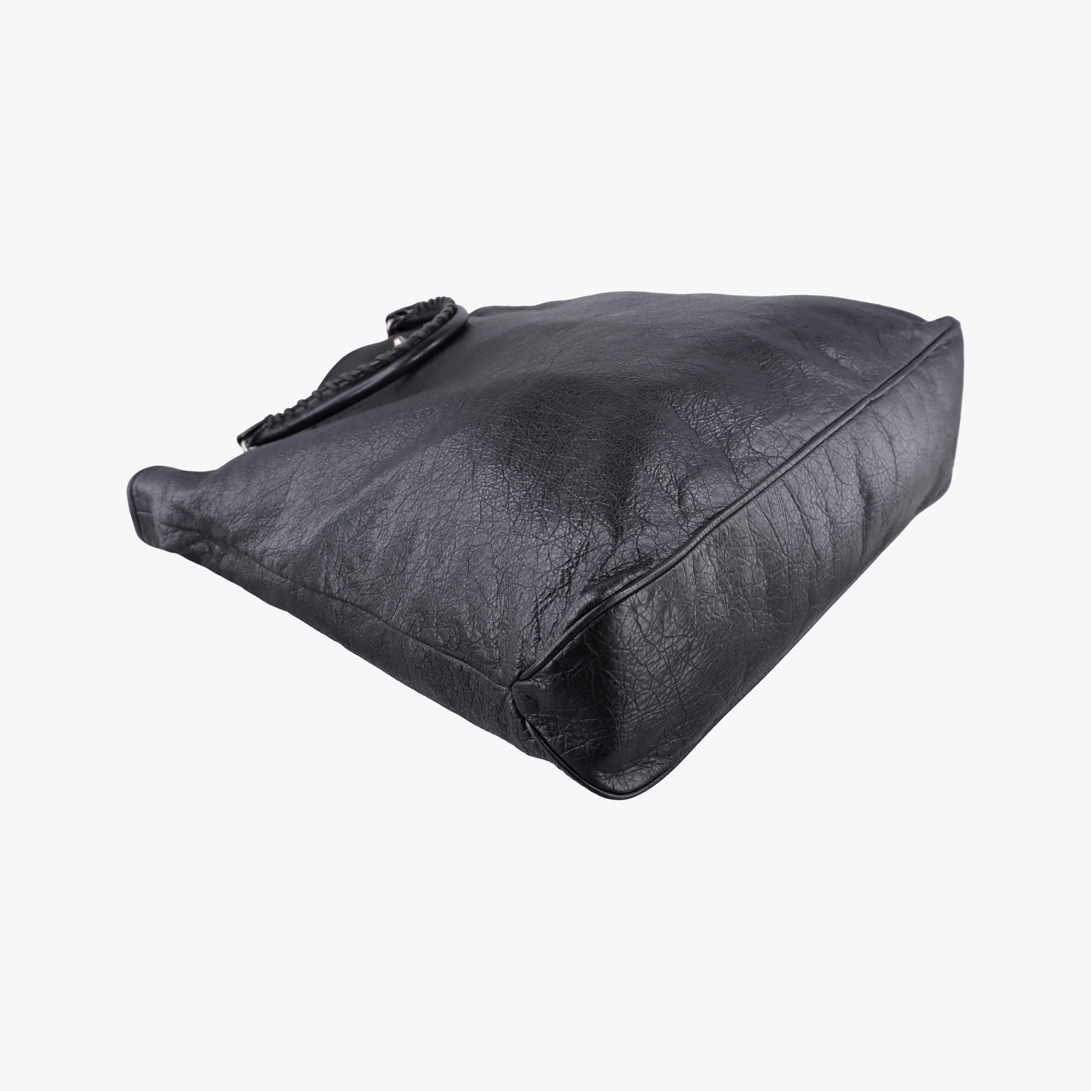 Pre-owned Balenciaga Classic Black Arena Lambskin  shoulderbag | stylenewstar