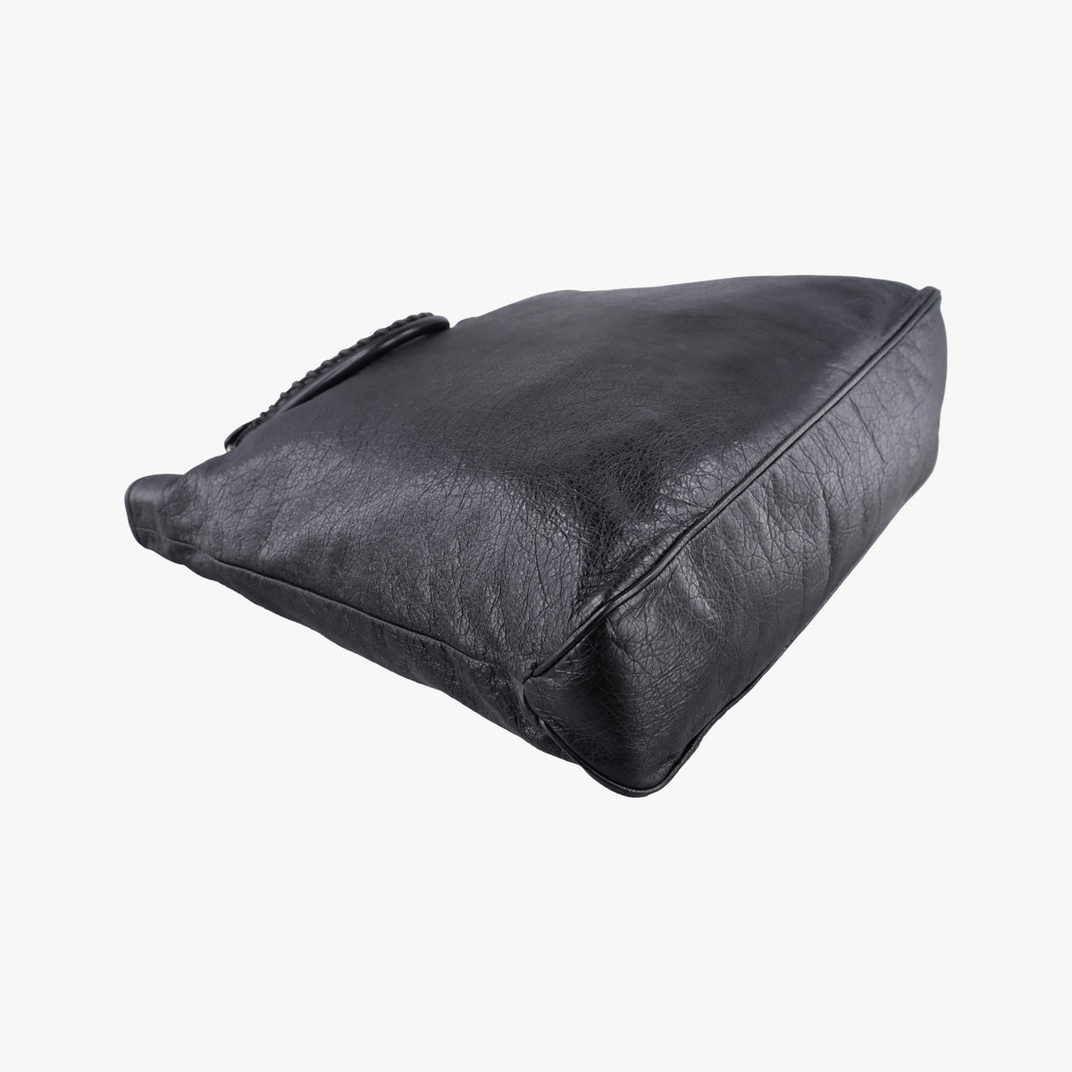 Pre-owned Balenciaga Classic Black Arena Lambskin  shoulderbag | stylenewstar