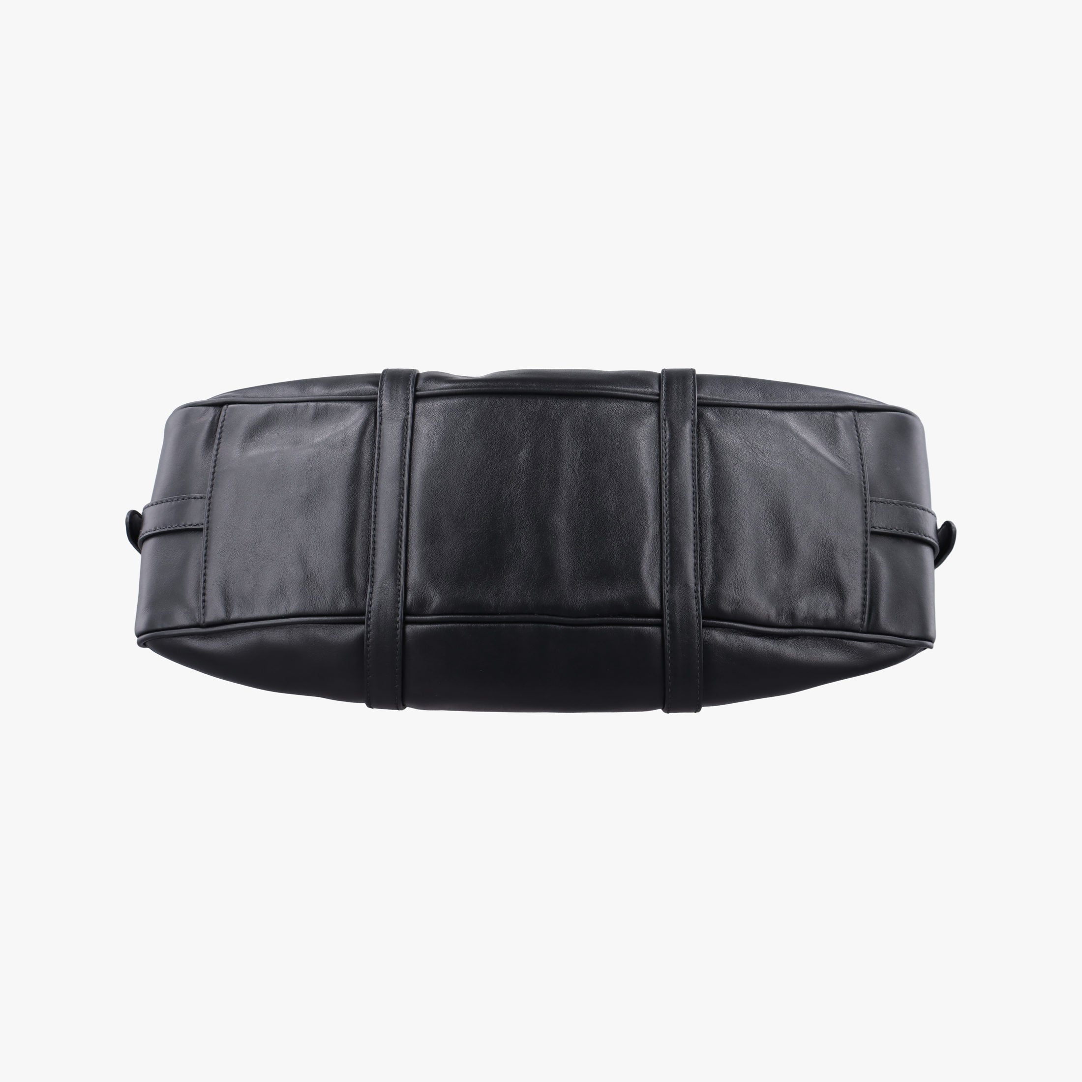 Secondhand Prada Vitello Daino Logo Black Leather BN1903 shoulderbag | stylenewstar
